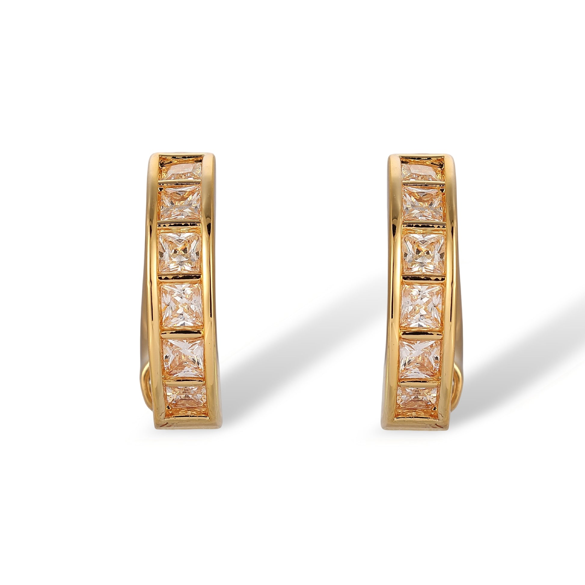 Dagrike 14K Gold Circular Earrings