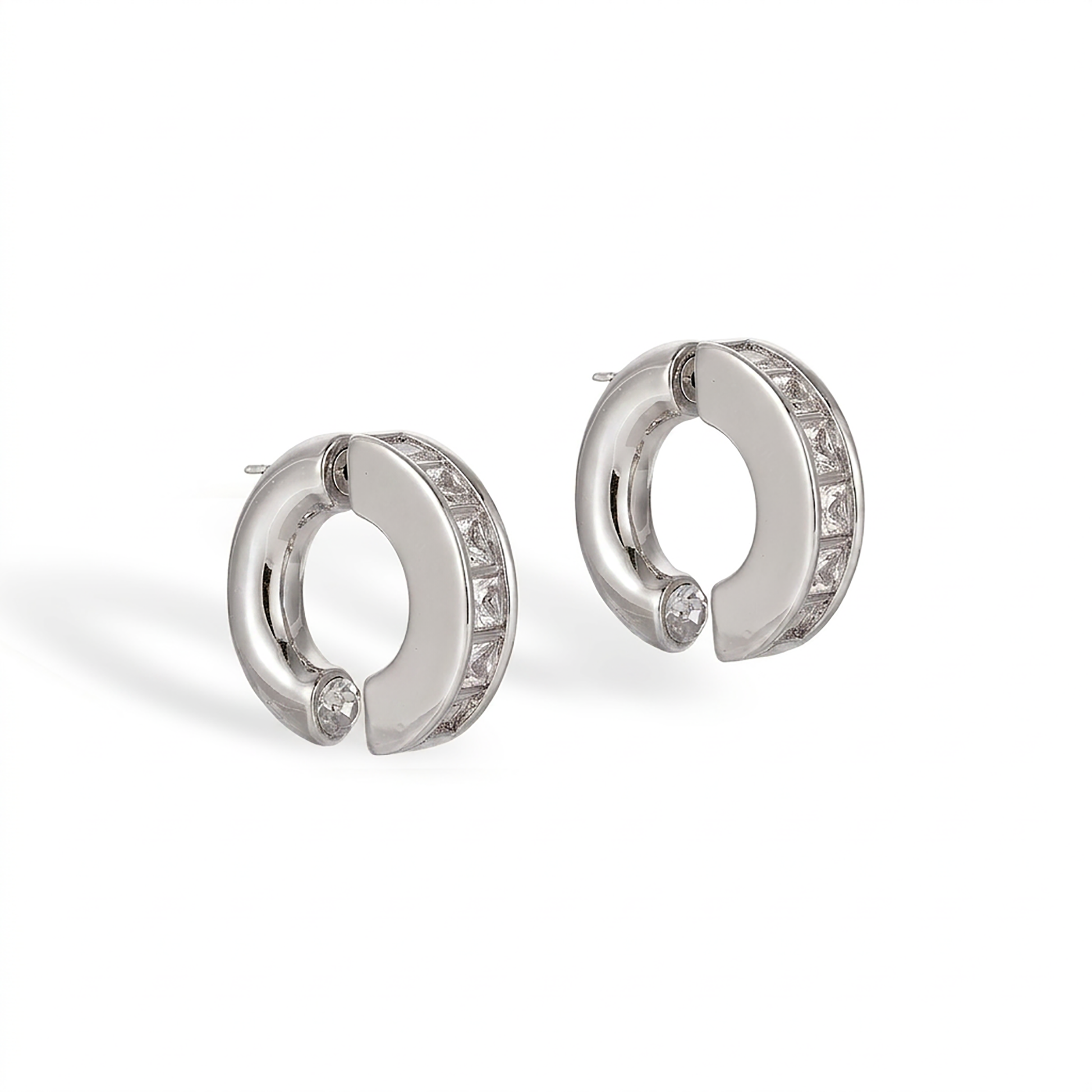 Dagrike 14K Gold Circular Earrings
