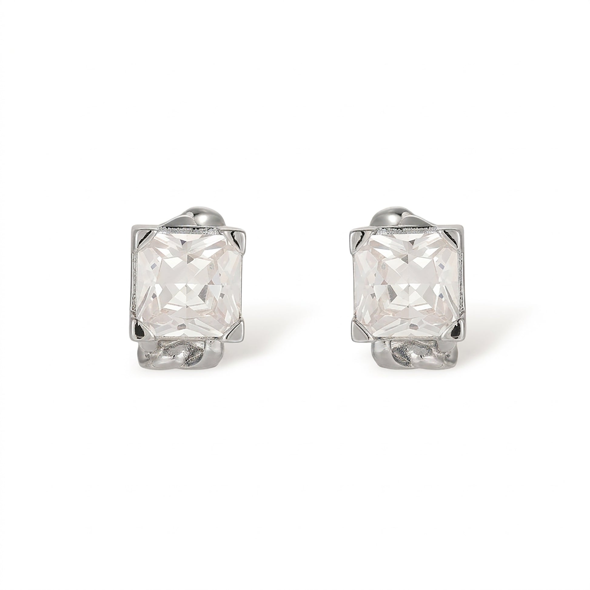 Dagswind 14K Gold Square Huggie Earrings