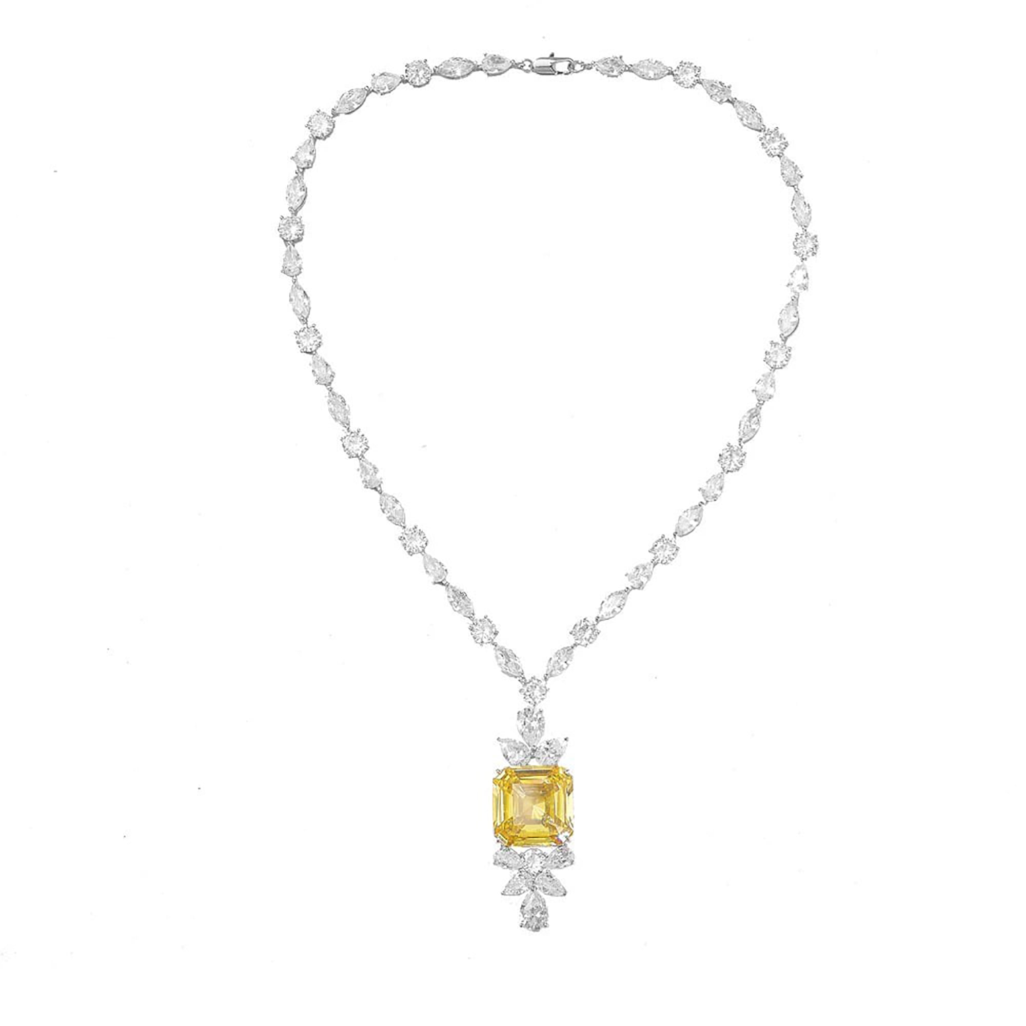 Débora Yellow Radiant Necklace