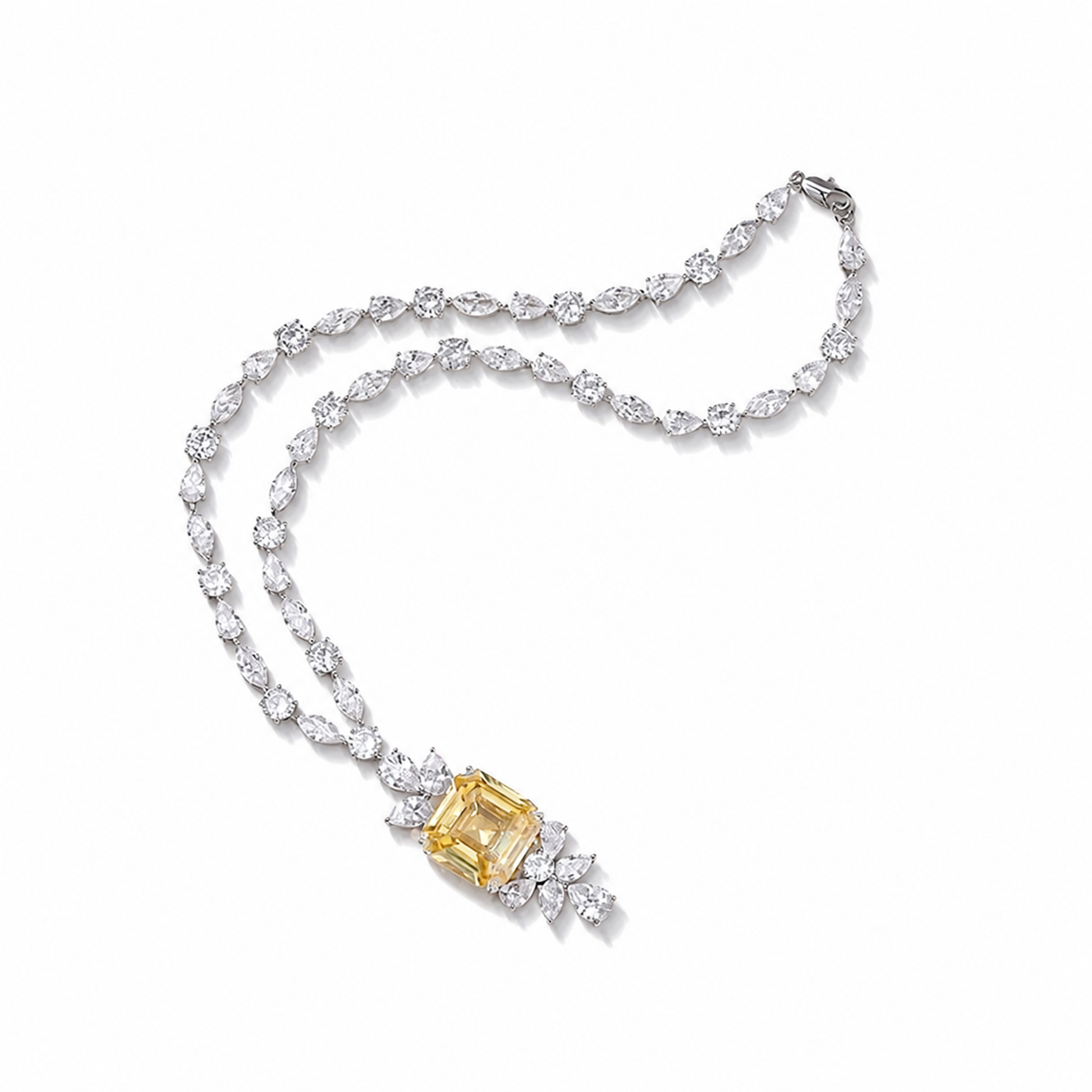 Débora Yellow Radiant Necklace