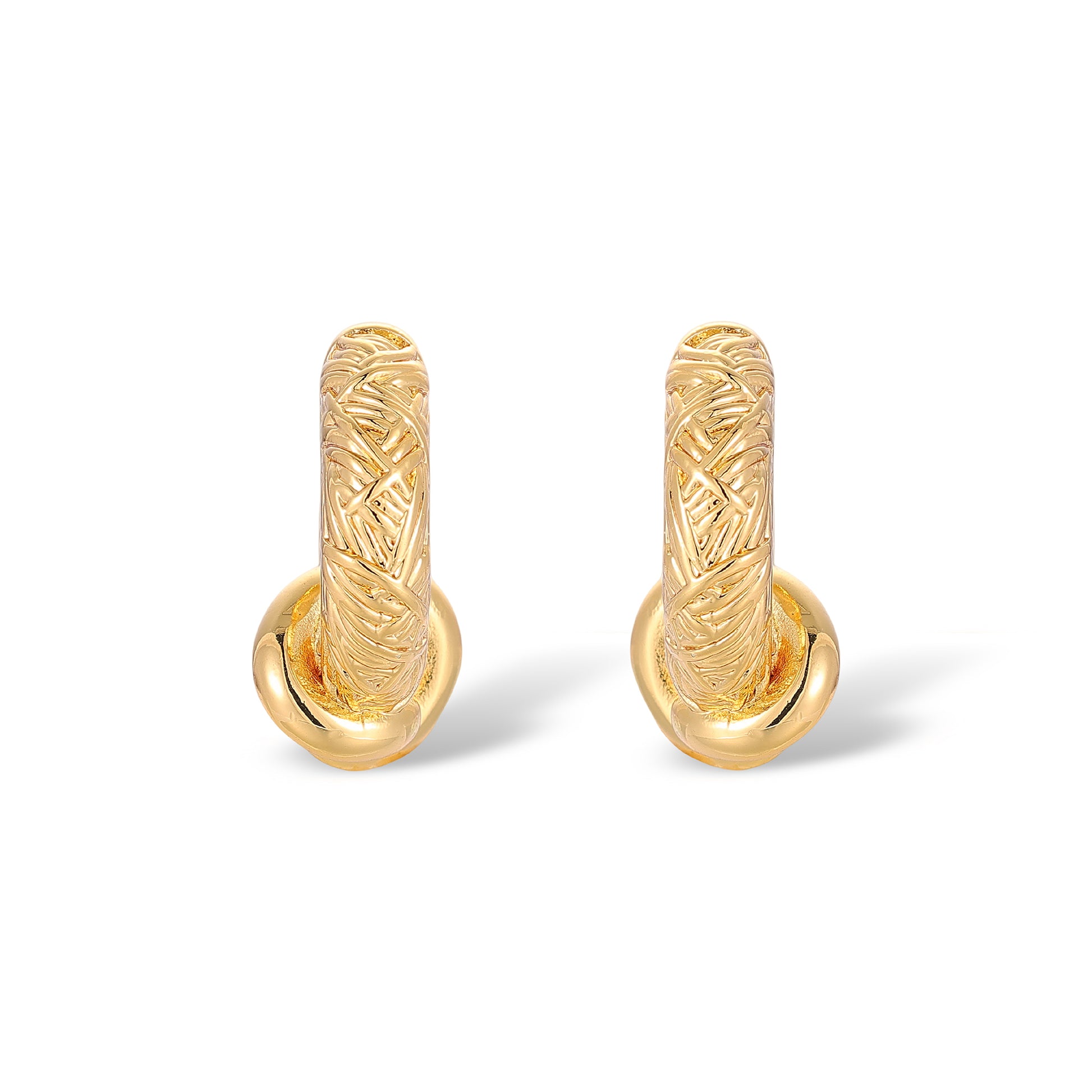 Delia 14K Gold Knot Earrings