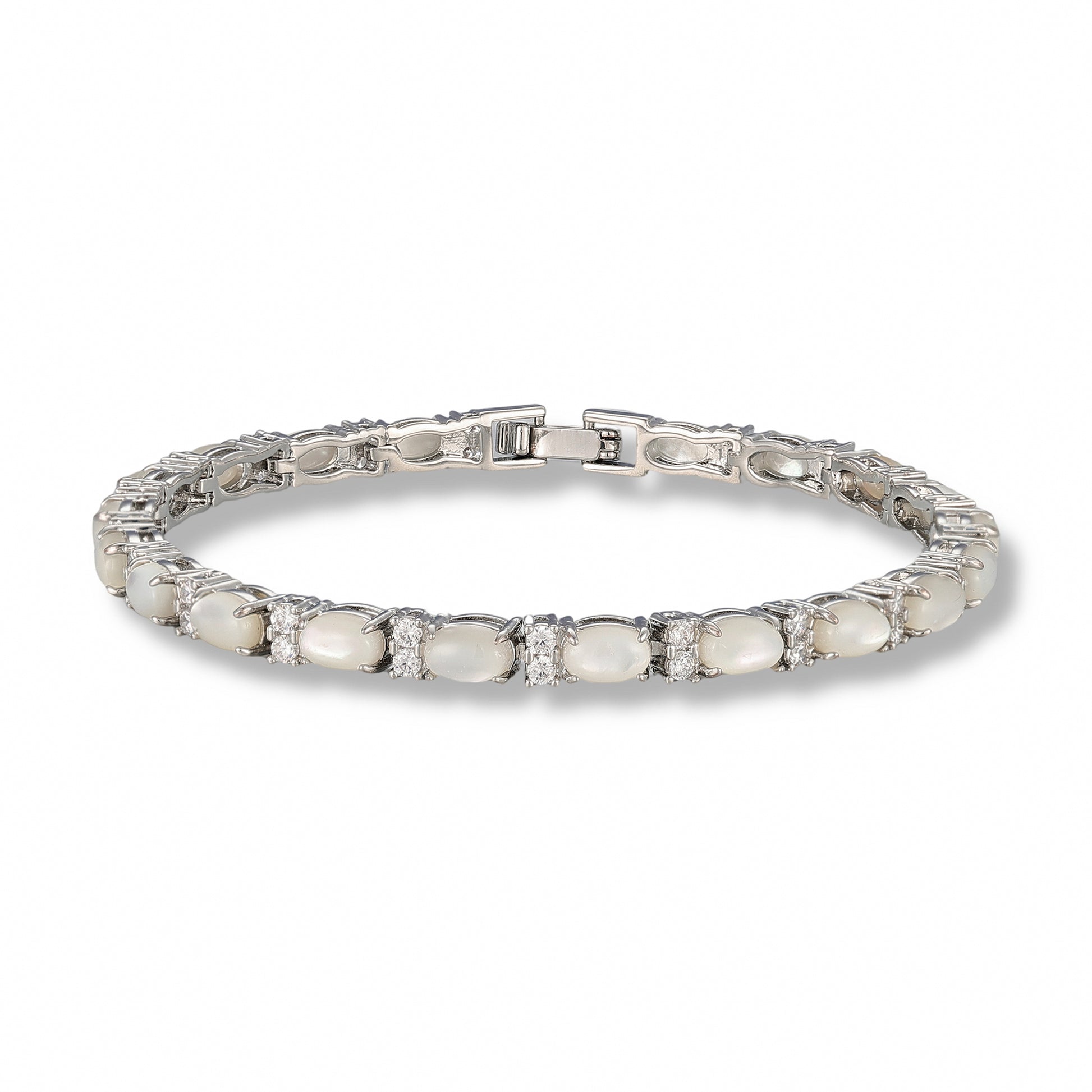 Christiane Oval Natural Stone Bracelet