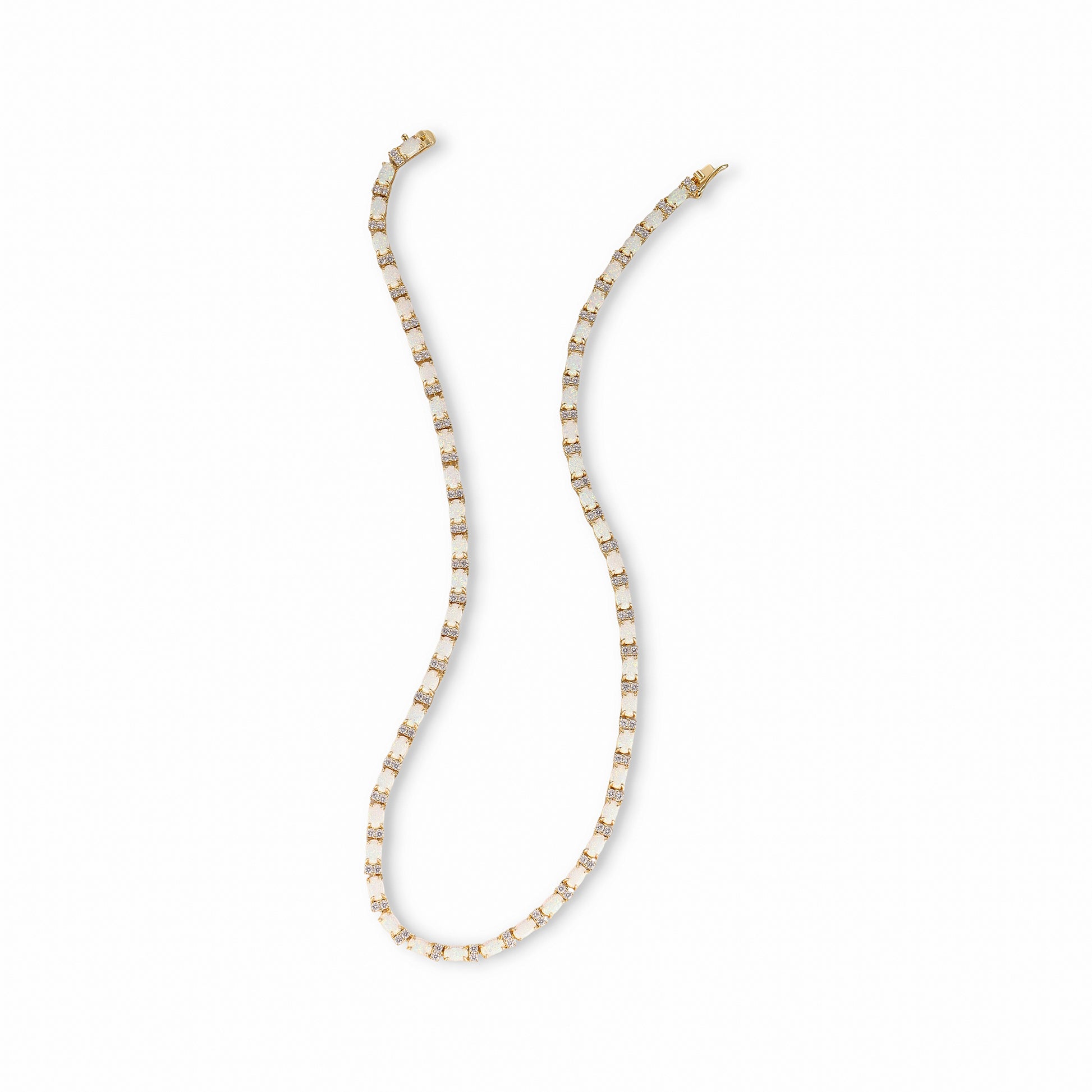 Christiane Oval Natural Stone Necklace