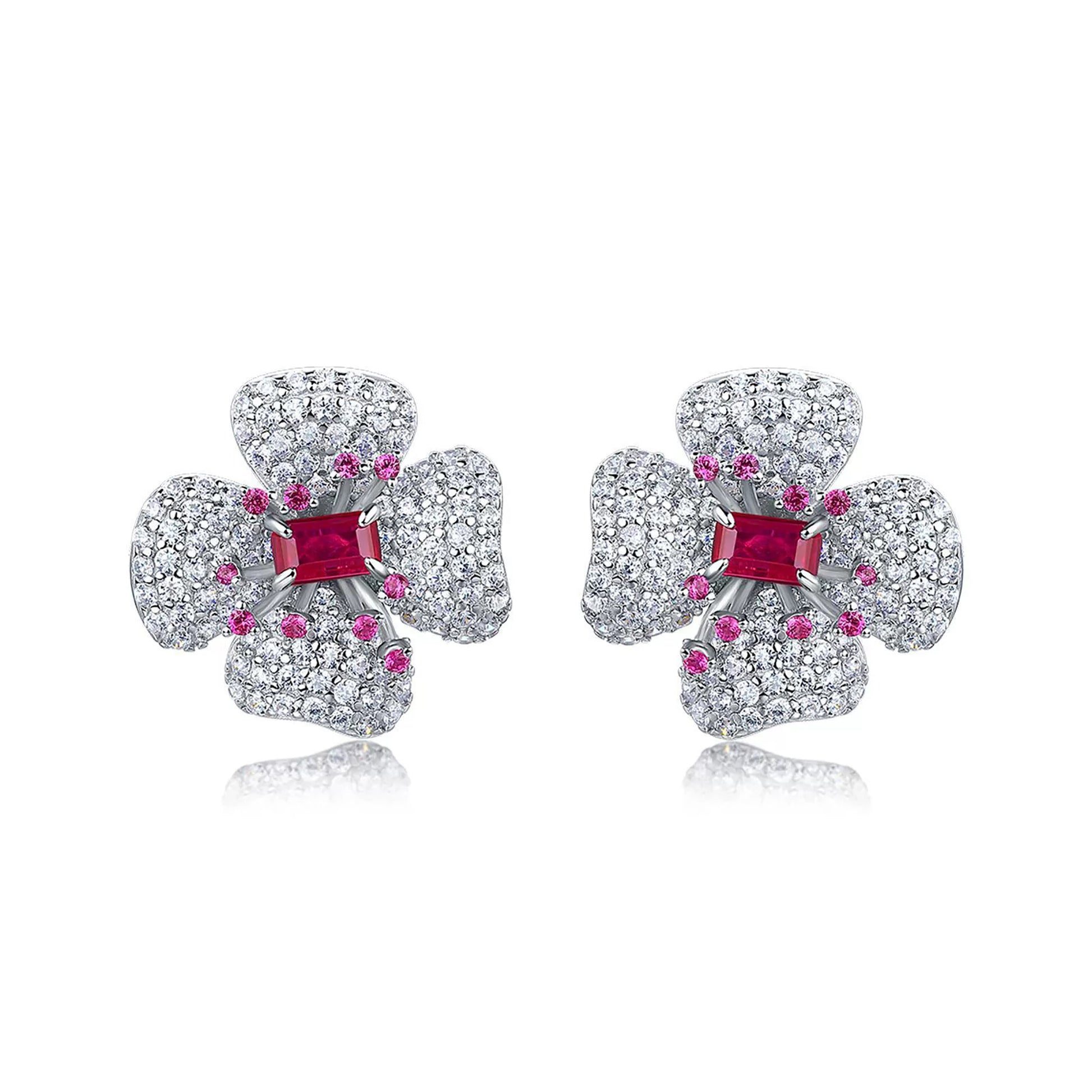 Doriane Floral Stud Earrings