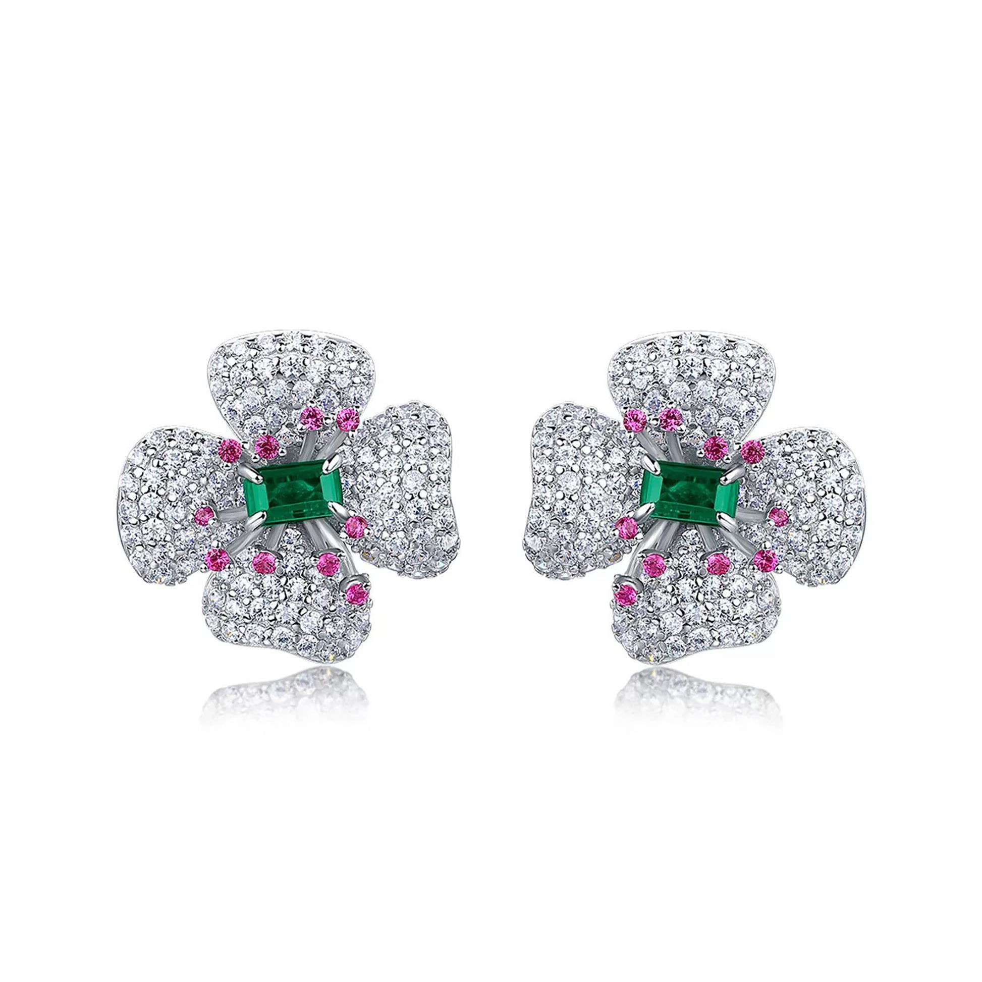 Doriane Floral Stud Earrings