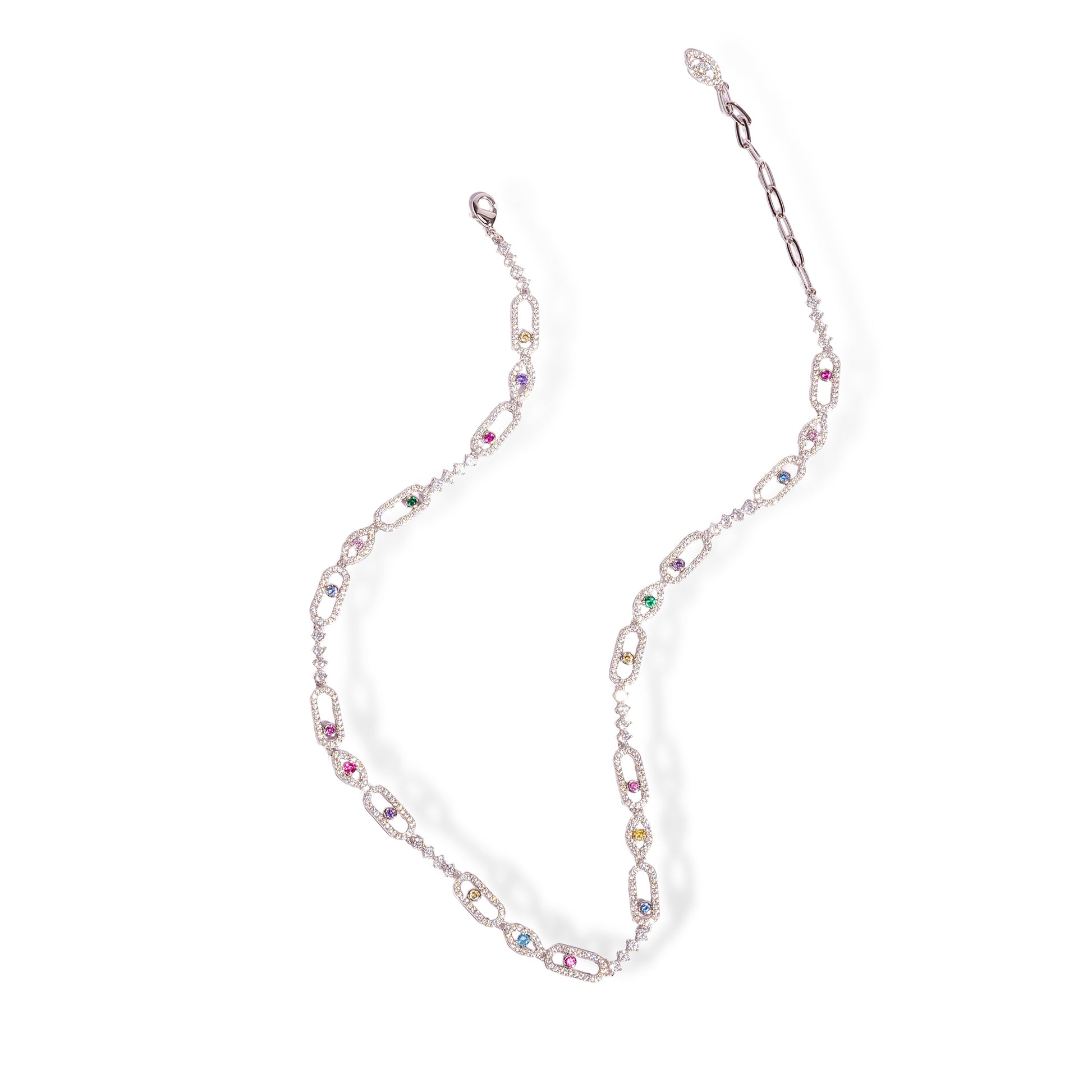 Dune 14K Gold Move Oval Link Necklace