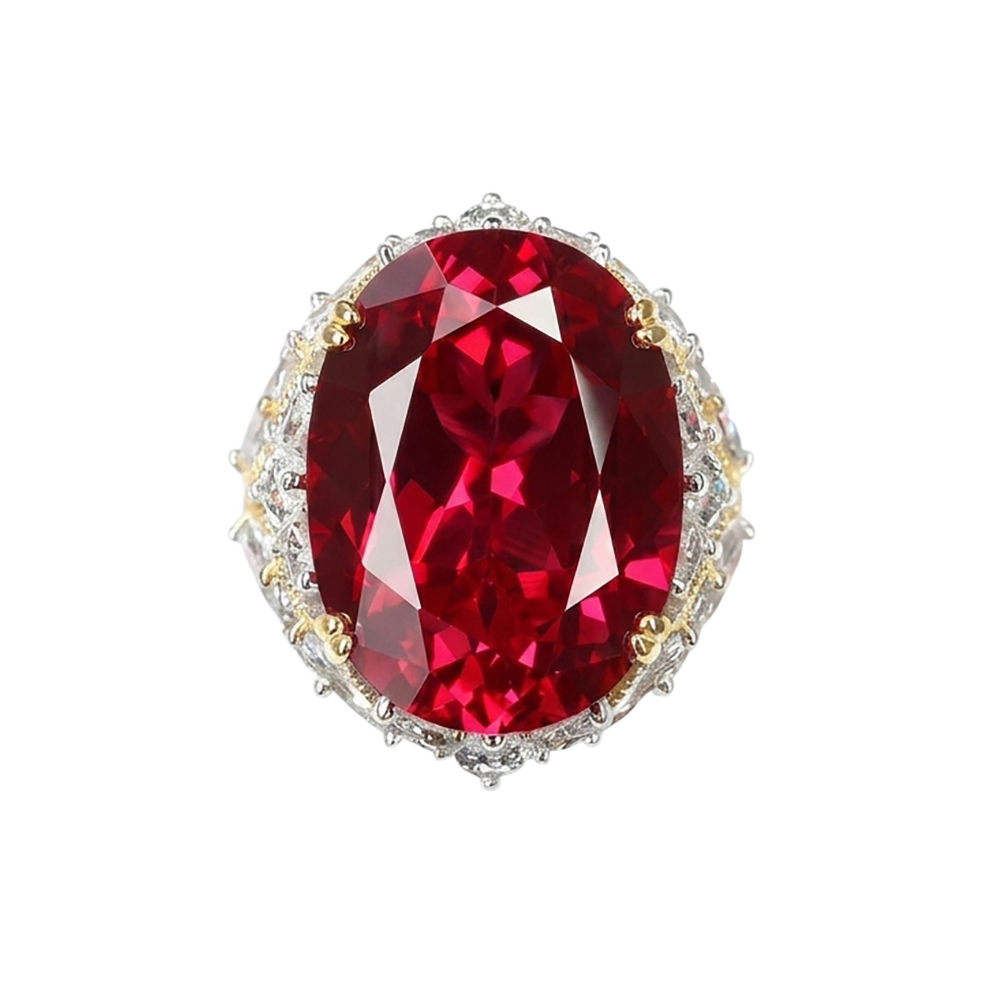 Edelmina Red Oval Ring
