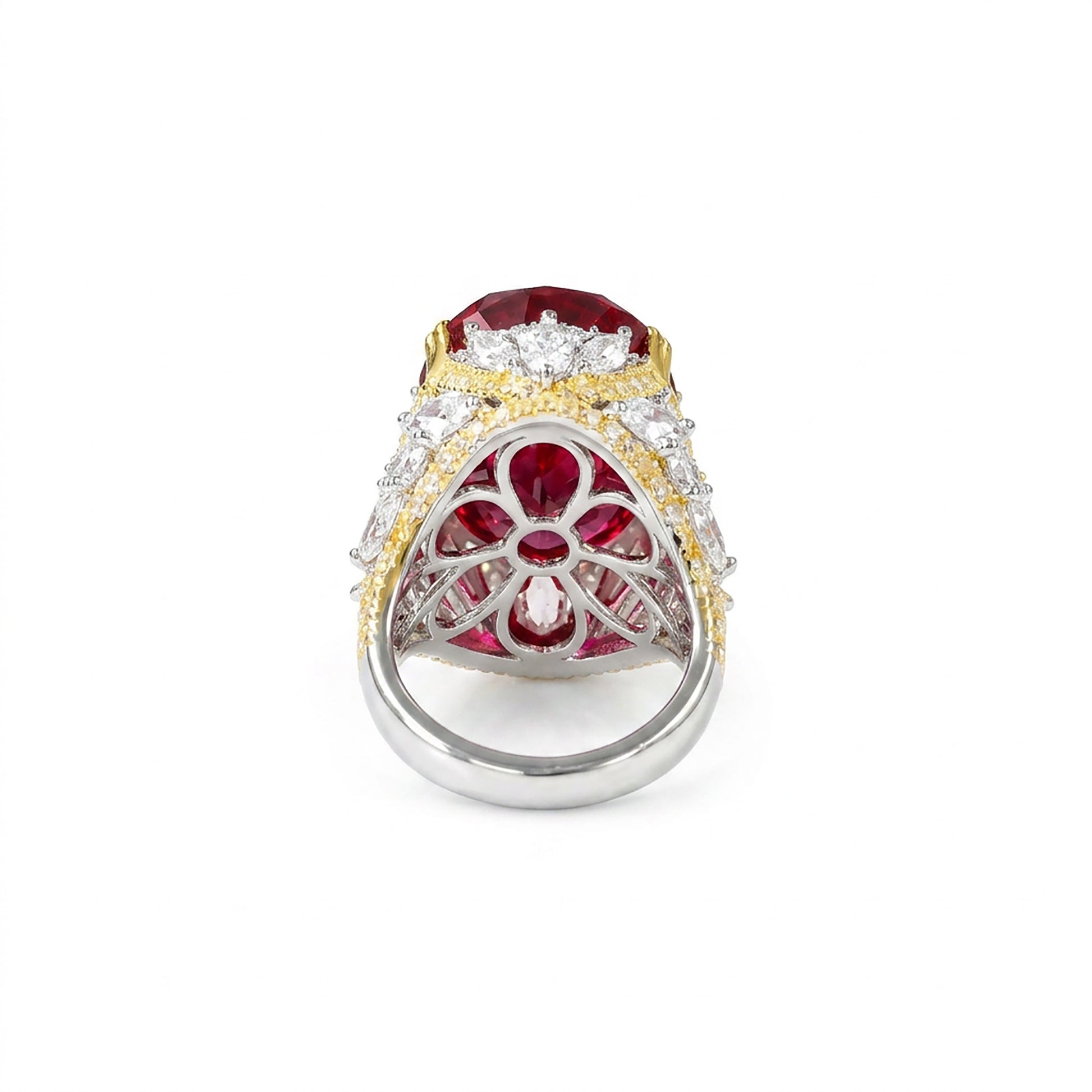 Edelmina Red Oval Ring