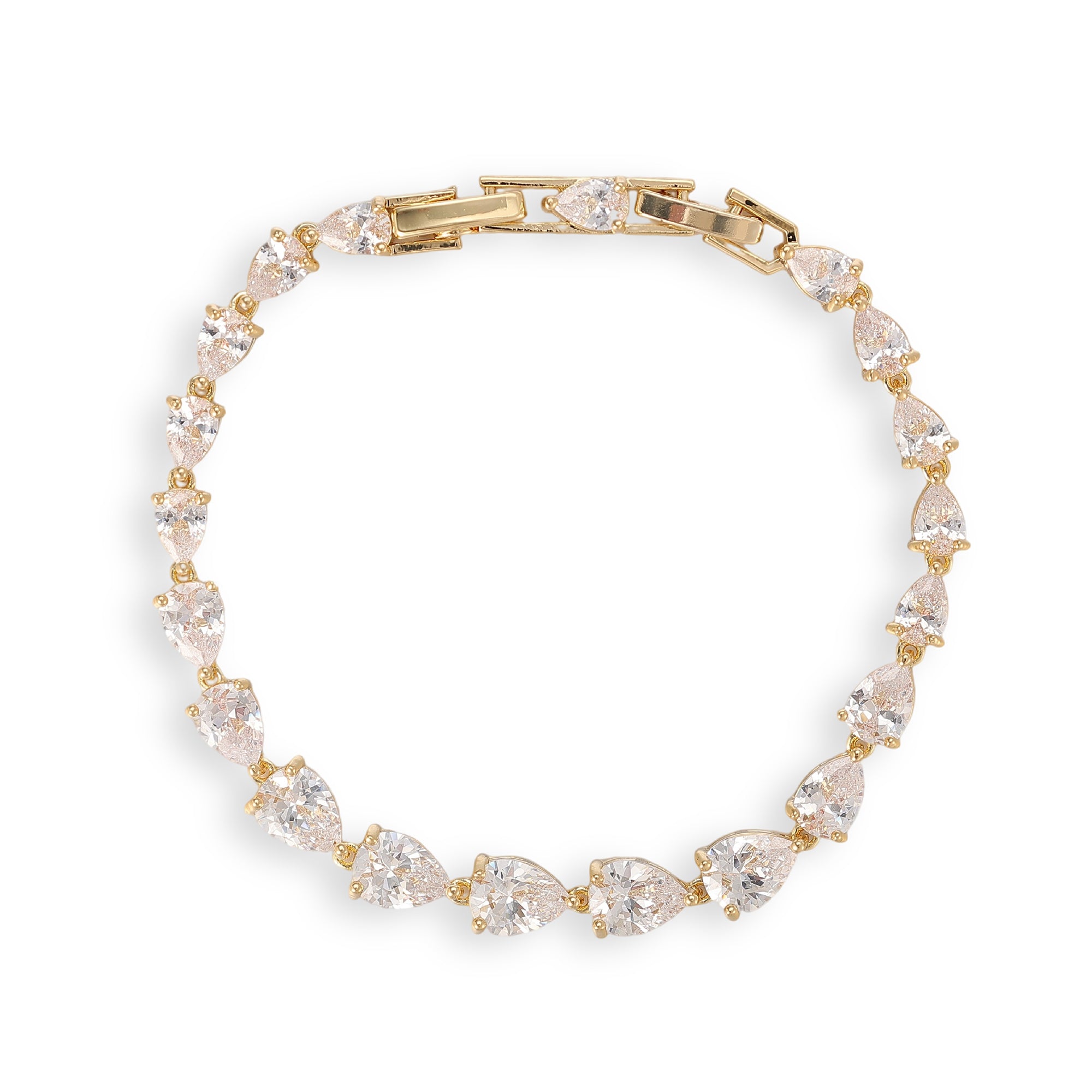 Edeltraud 14K Gold Teardrop Bracelet