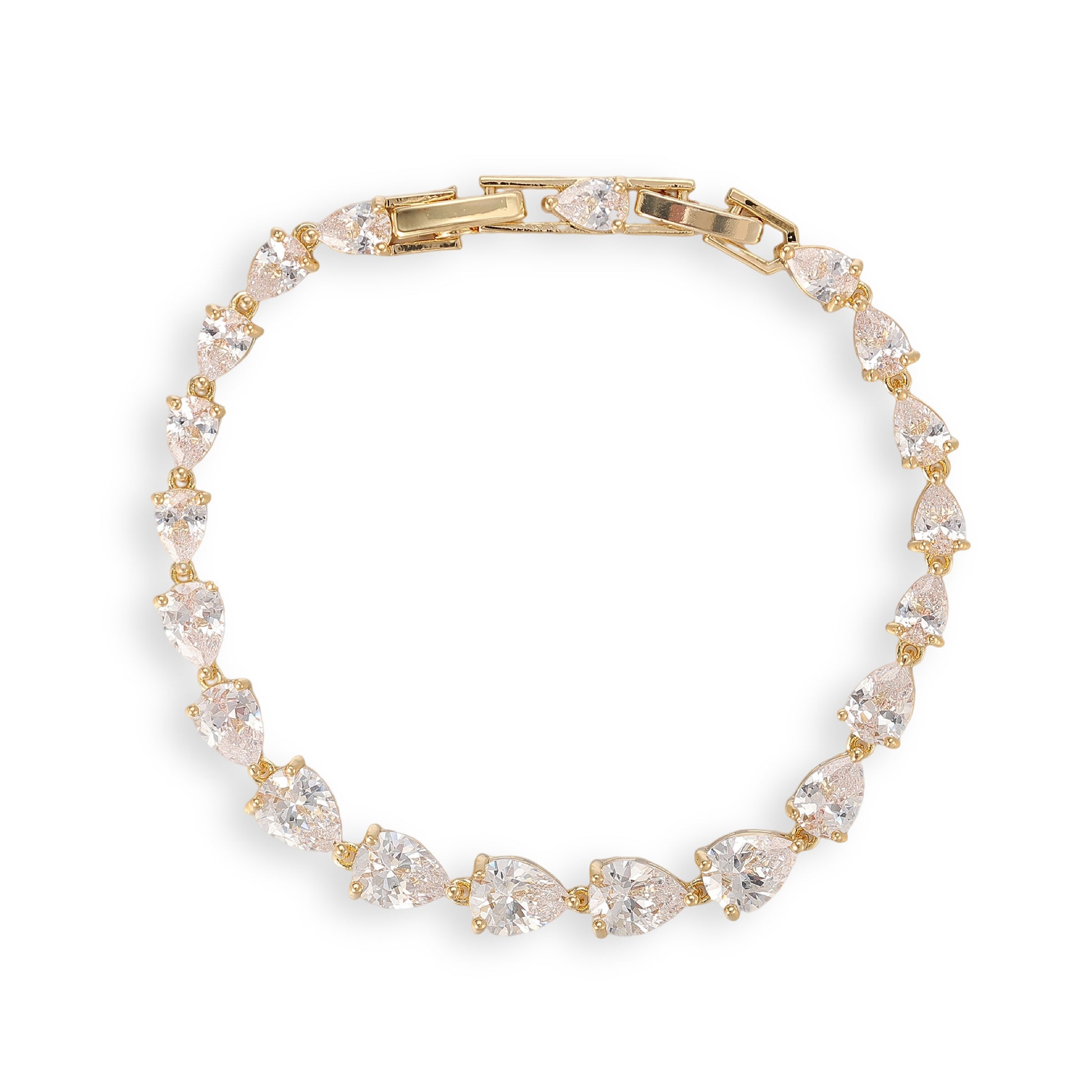 Edeltraud 14K Gold Teardrop Bracelet