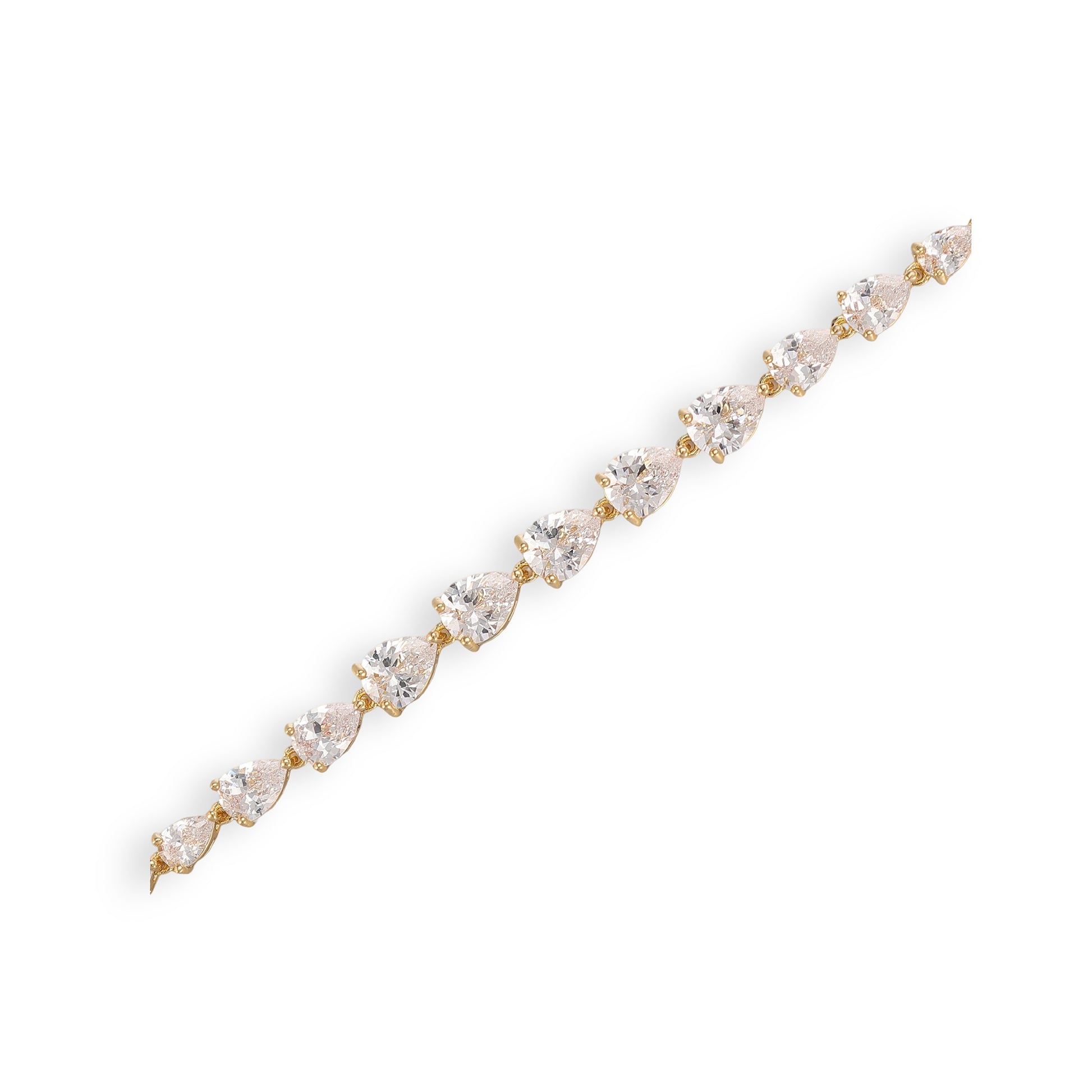 Edeltraud 14K Gold Teardrop Bracelet