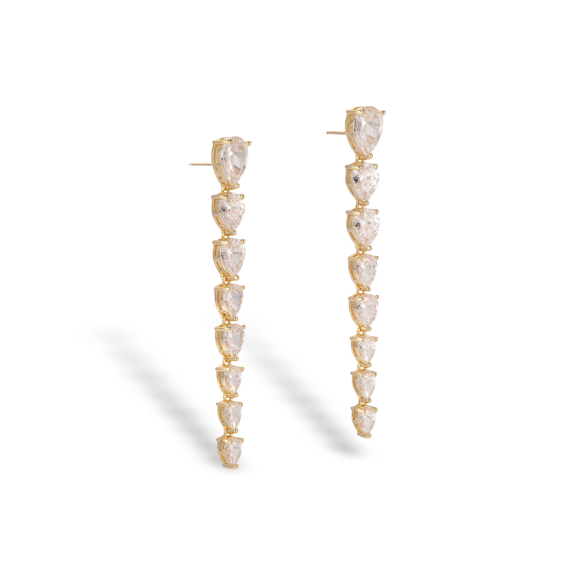 Edeltraud 14K Gold Teardrop Drop Earrings & Necklace Set