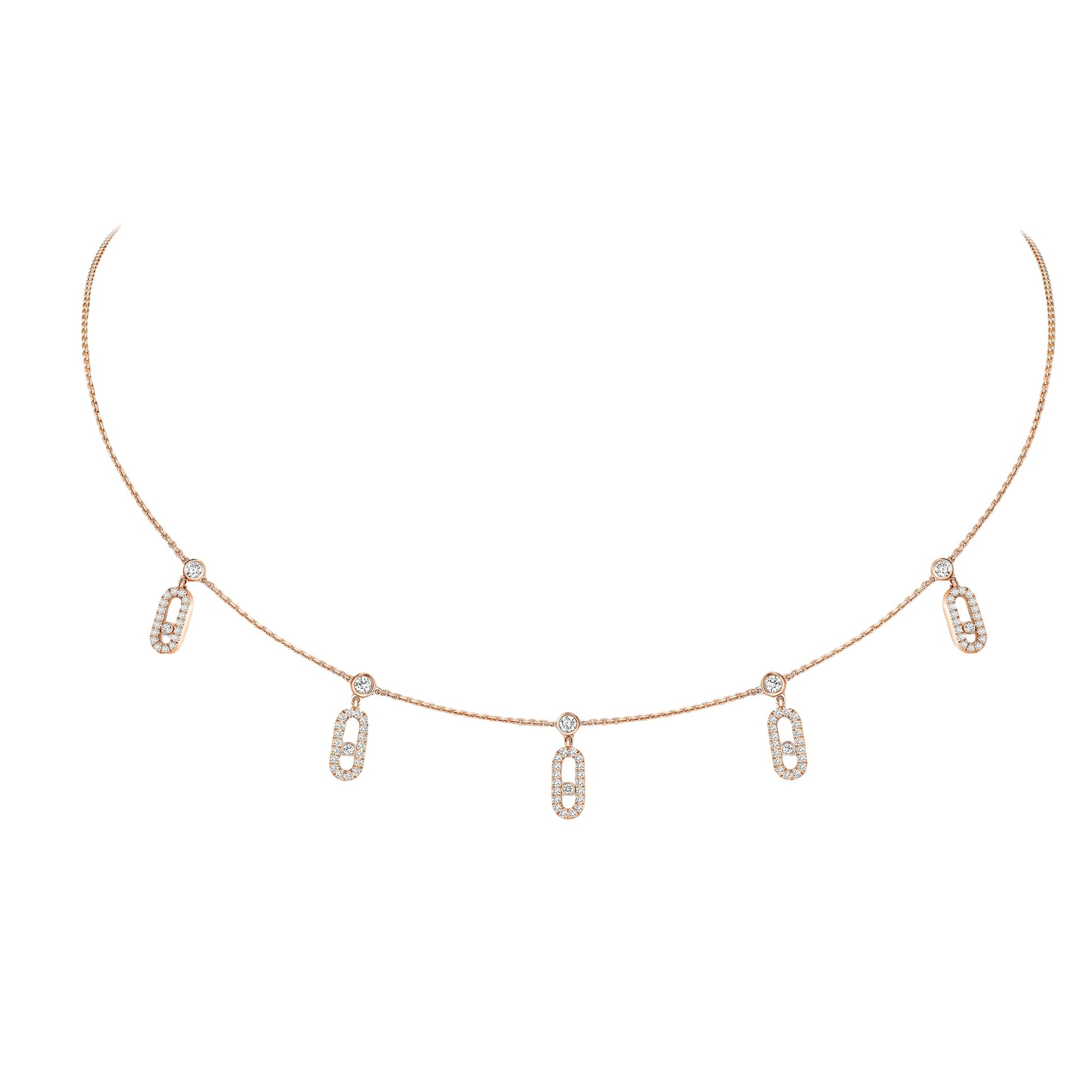 Egilrun 14K Gold Paperclip Choker Necklace