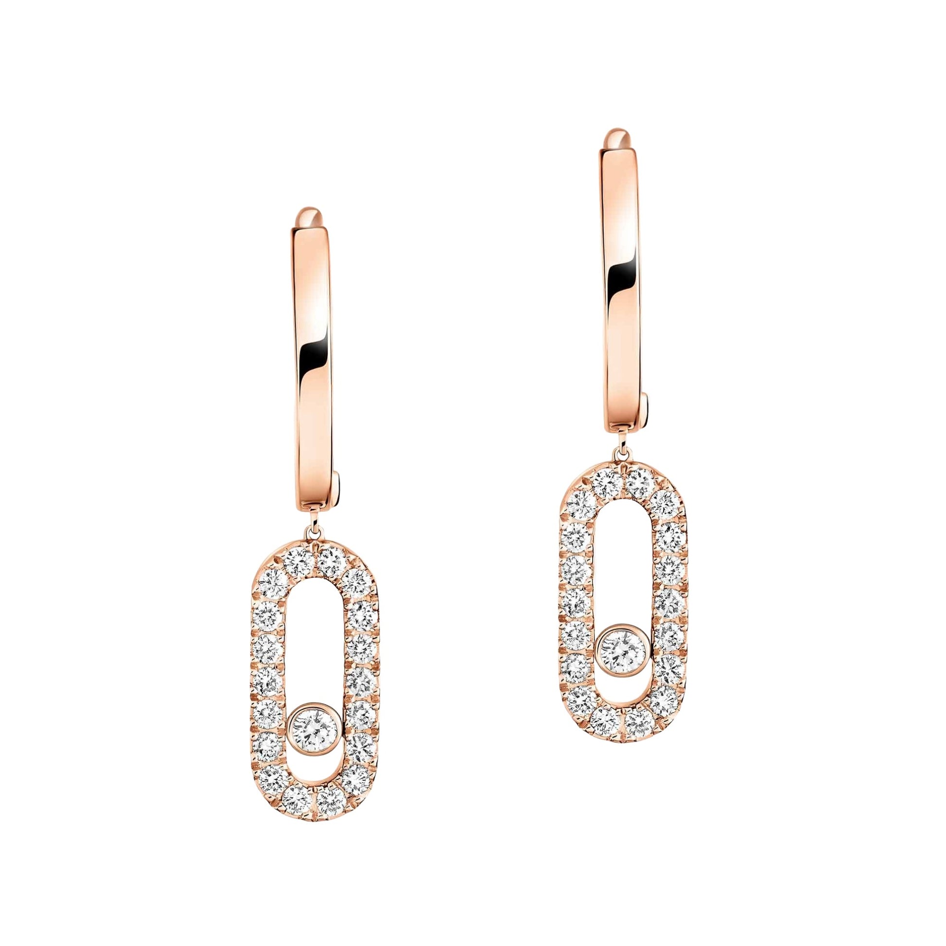 Egilrun 14K Gold Paperclip Drop Earrings