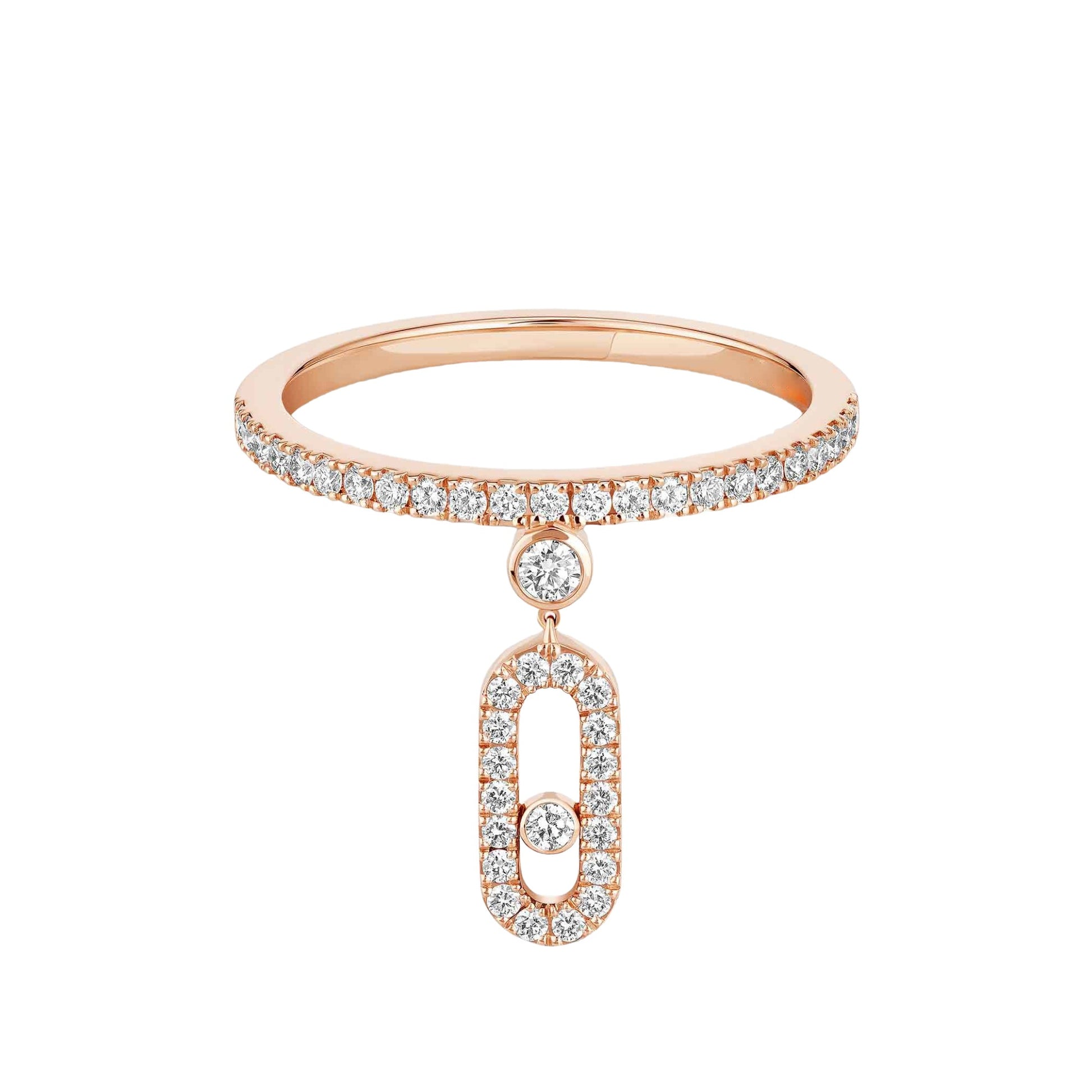 Egilrun 14K Gold Paperclip Ring