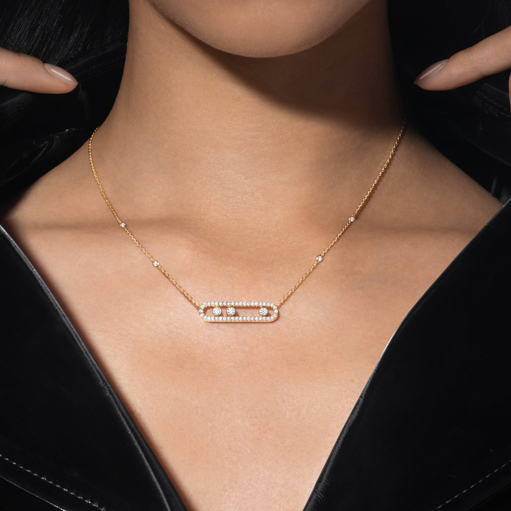 Eleonora Move Rounded Rectangular Necklace