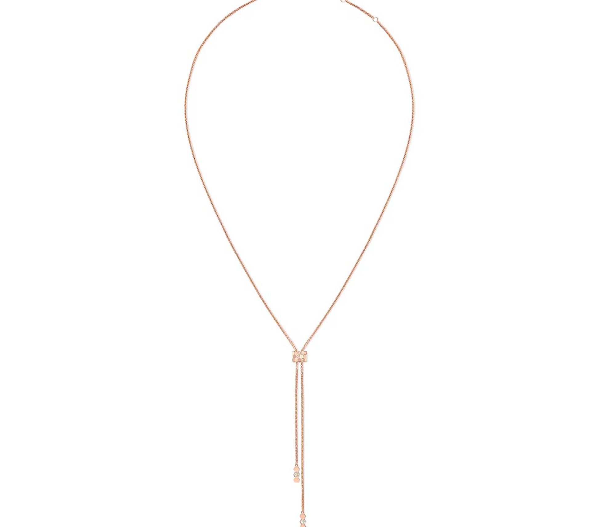 Elflind 14K Gold Hexagonal Honeycomb Necklace