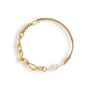 Elisa 18K Gold Asymmetric Baroque Pearl Necklace