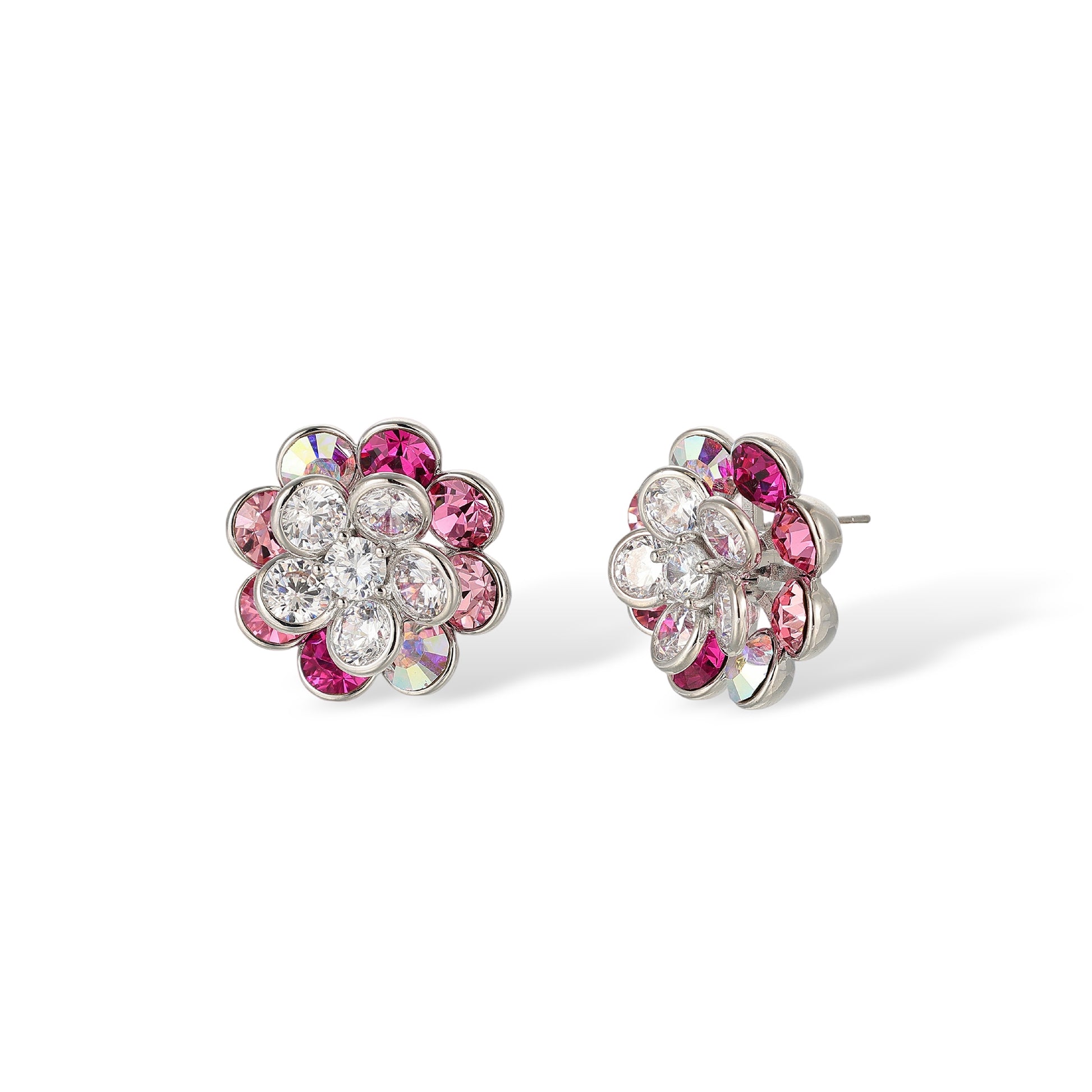Élixane Spinning Floral Stud Earrings