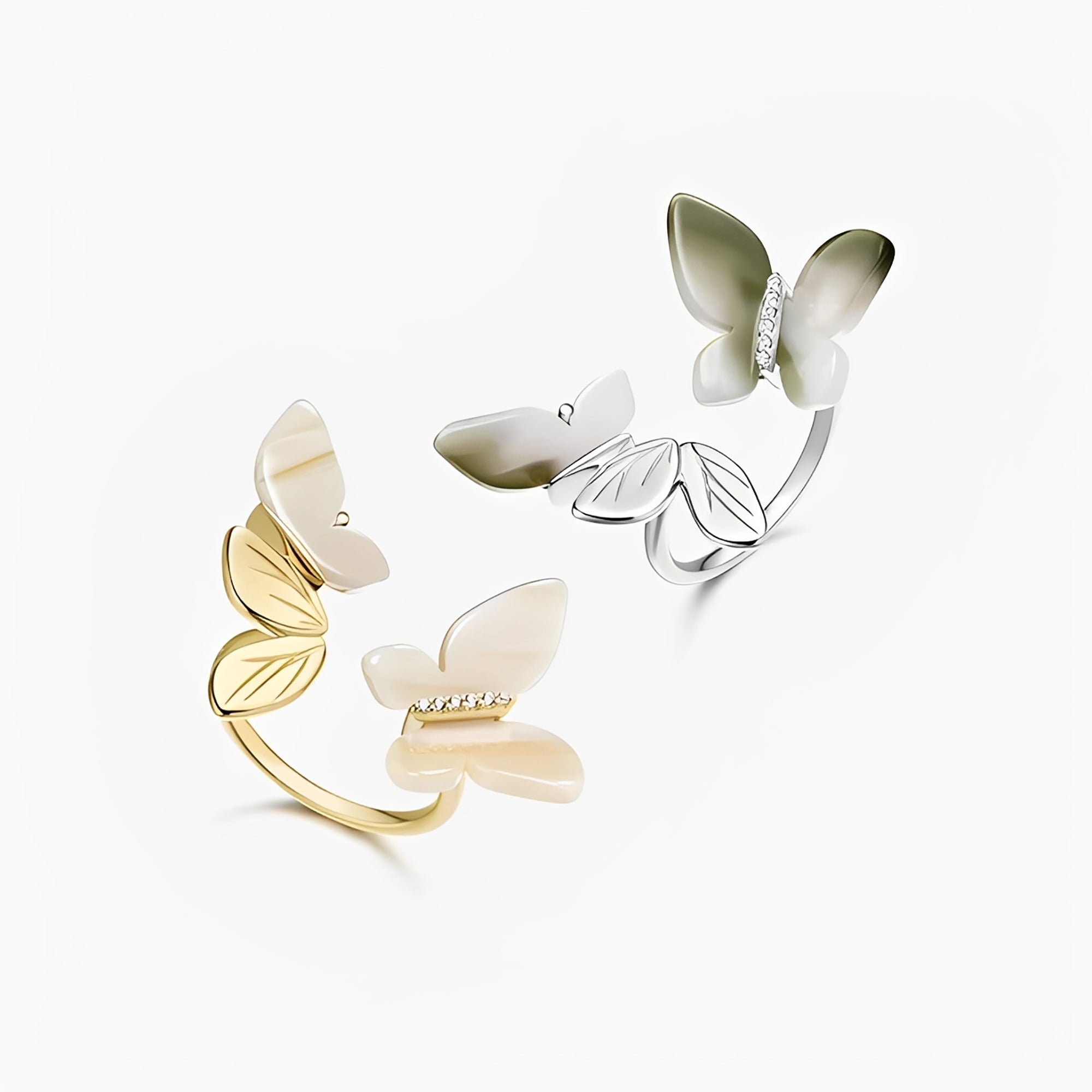 Élodia Butterfly Open Ring