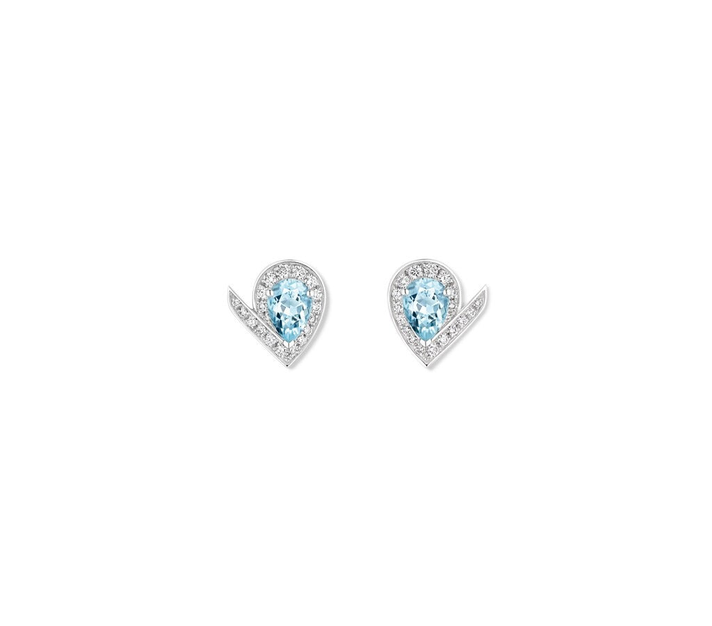 Elsa Teardrop Stud Earrings