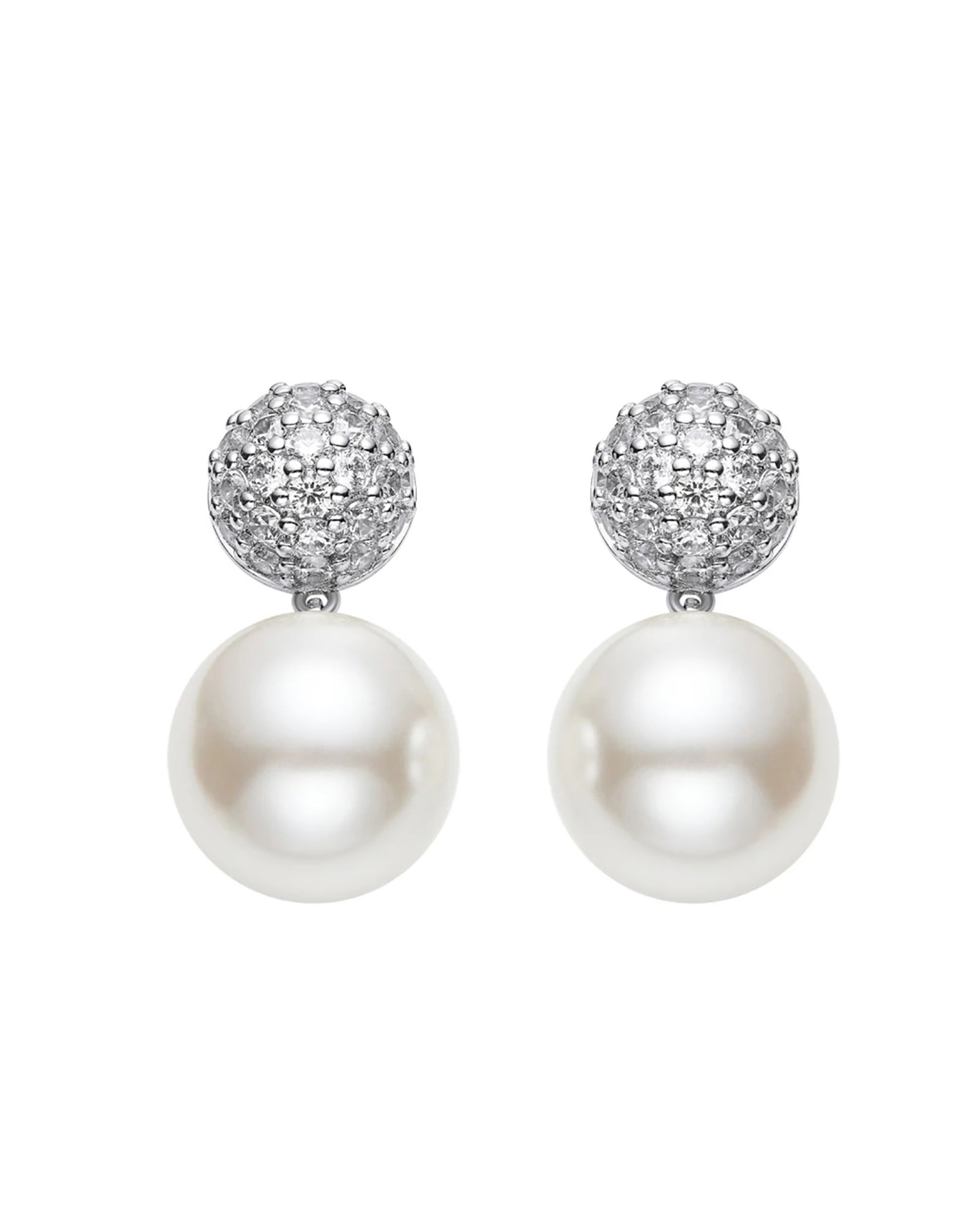 Elslinde White Pearl Earrings
