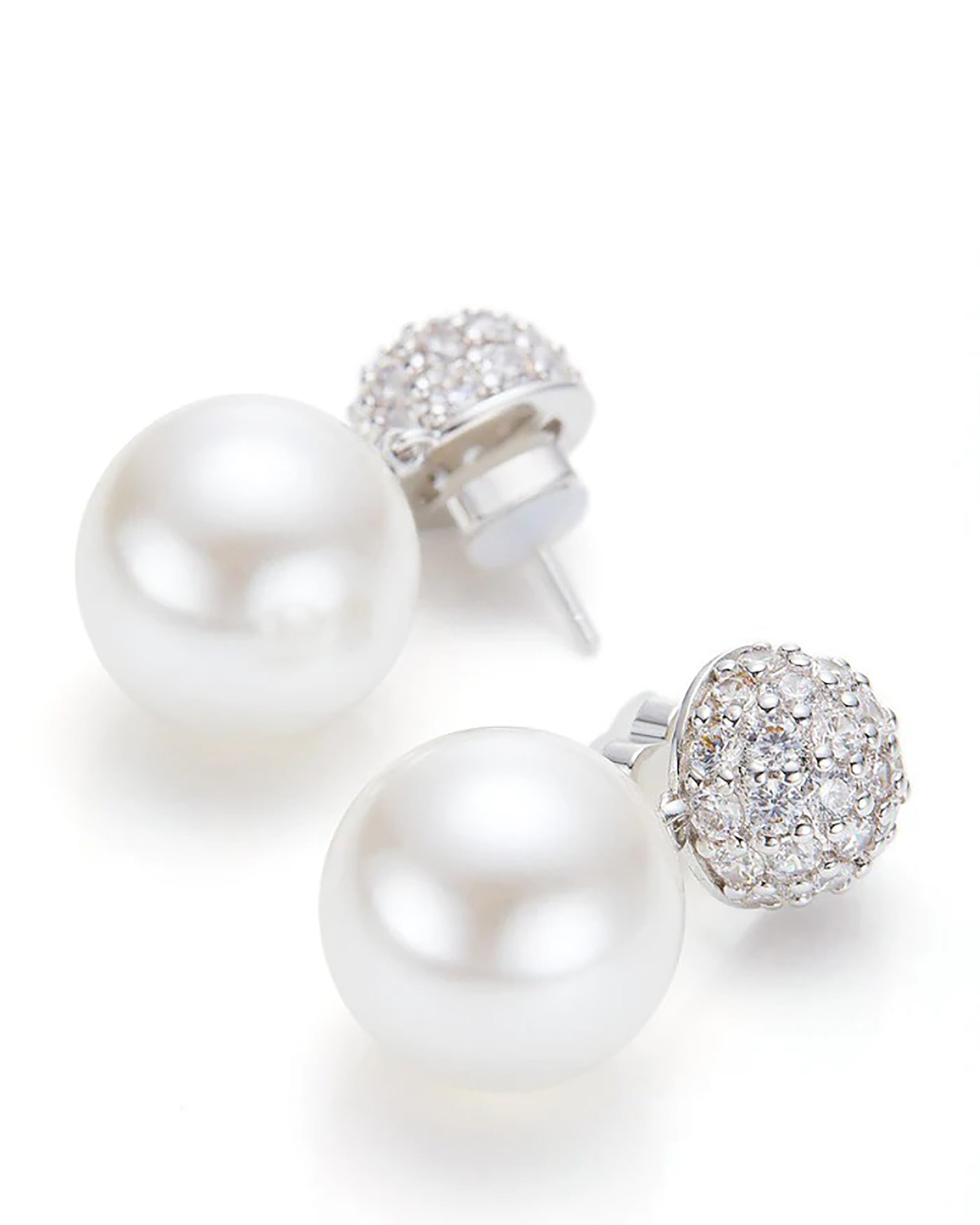 Elslinde White Pearl Earrings