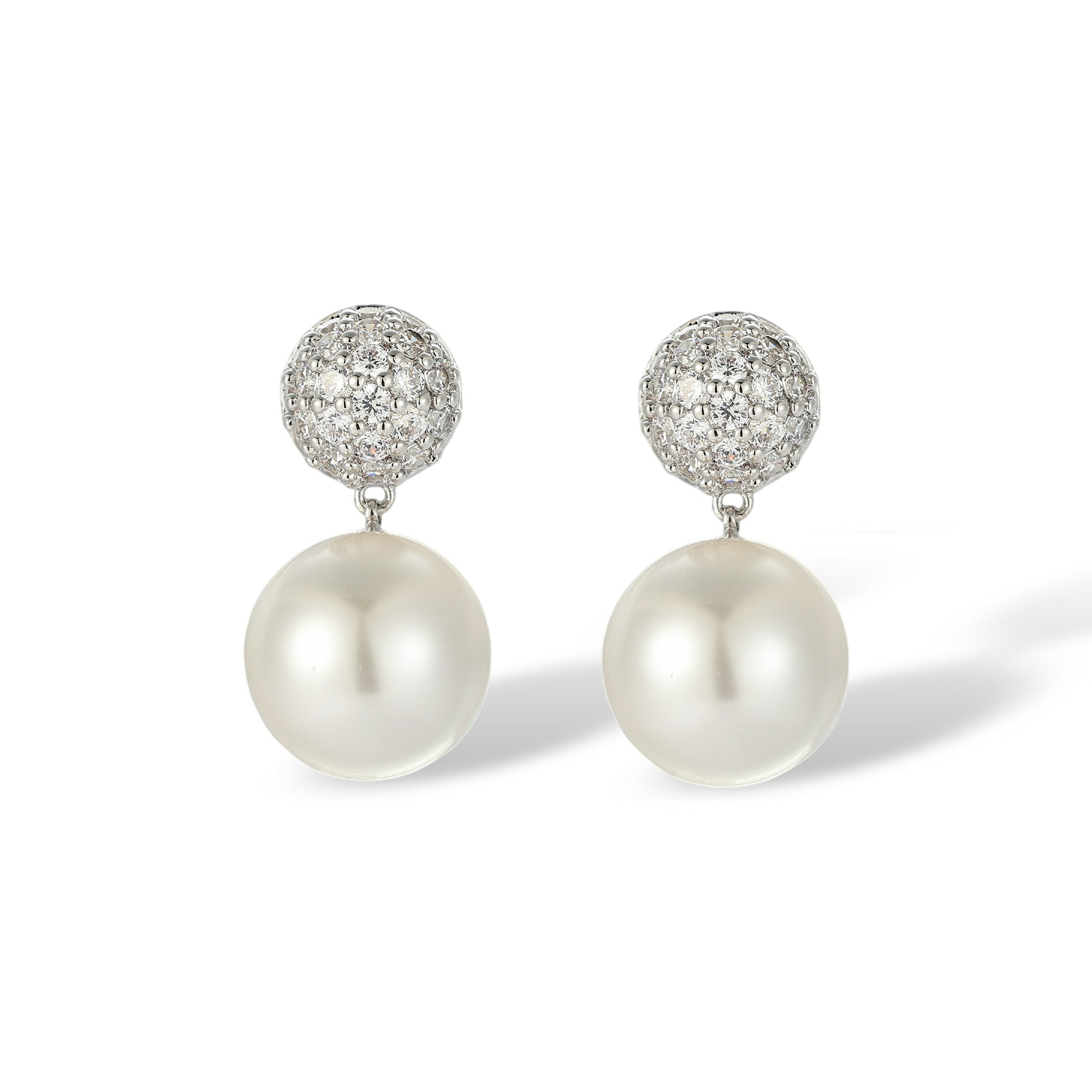Elslinde White Pearl Earrings