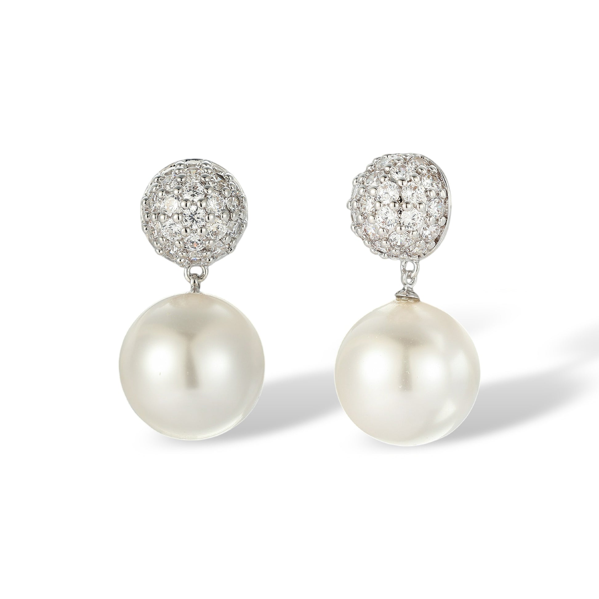 Elslinde White Pearl Earrings