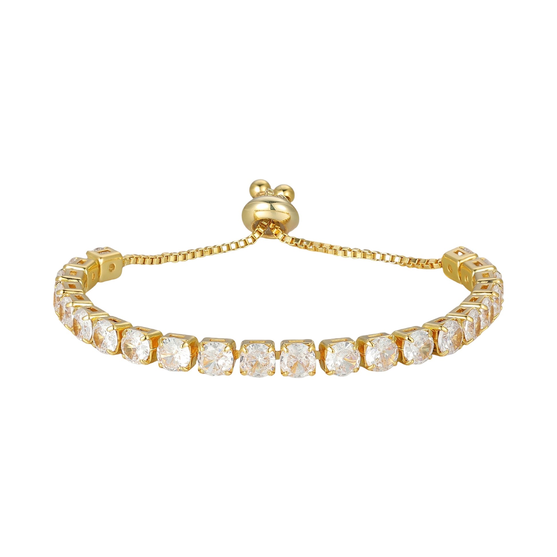 Elswind 14K Gold Large Square Bracelet