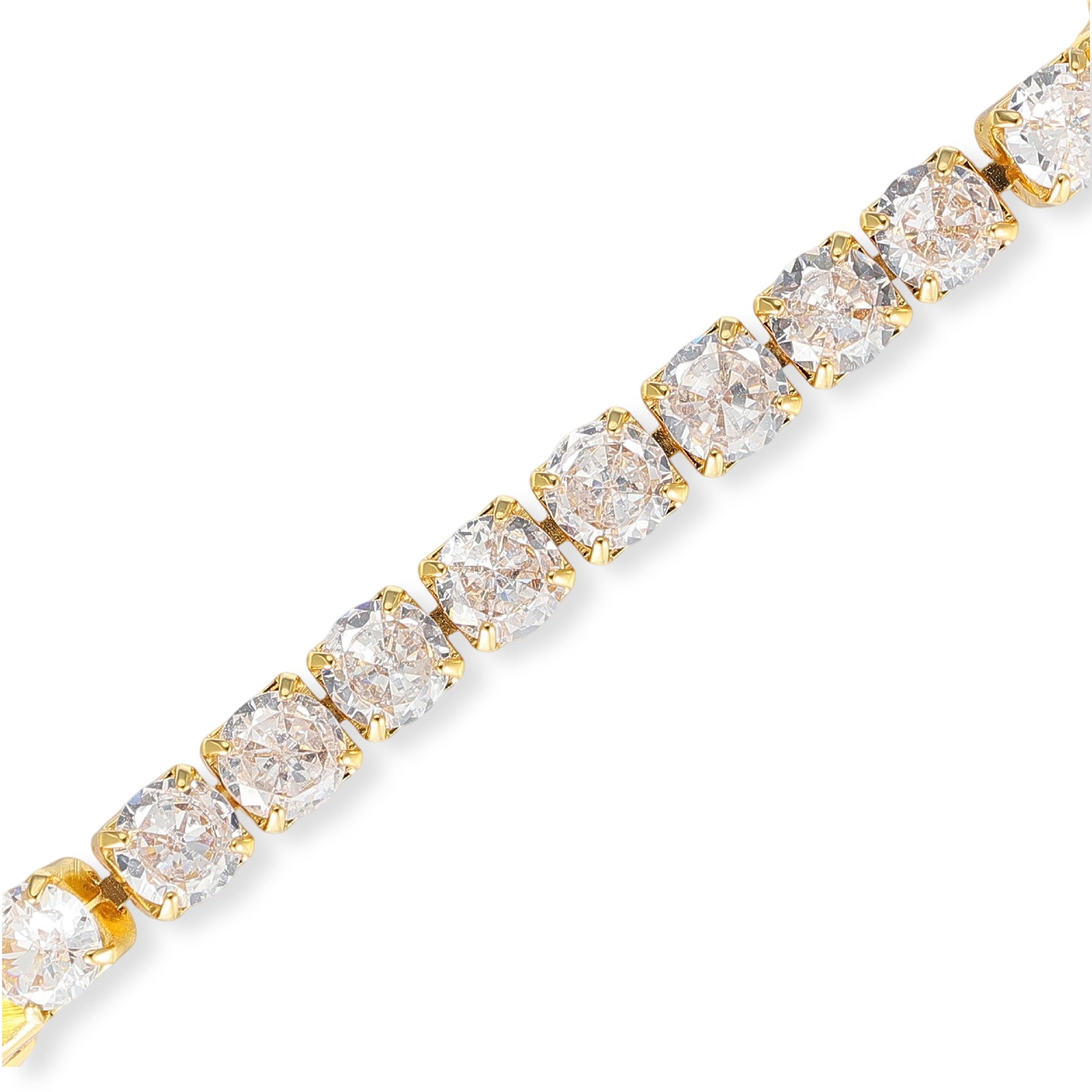 Elswind 14K Gold Large Square Bracelet