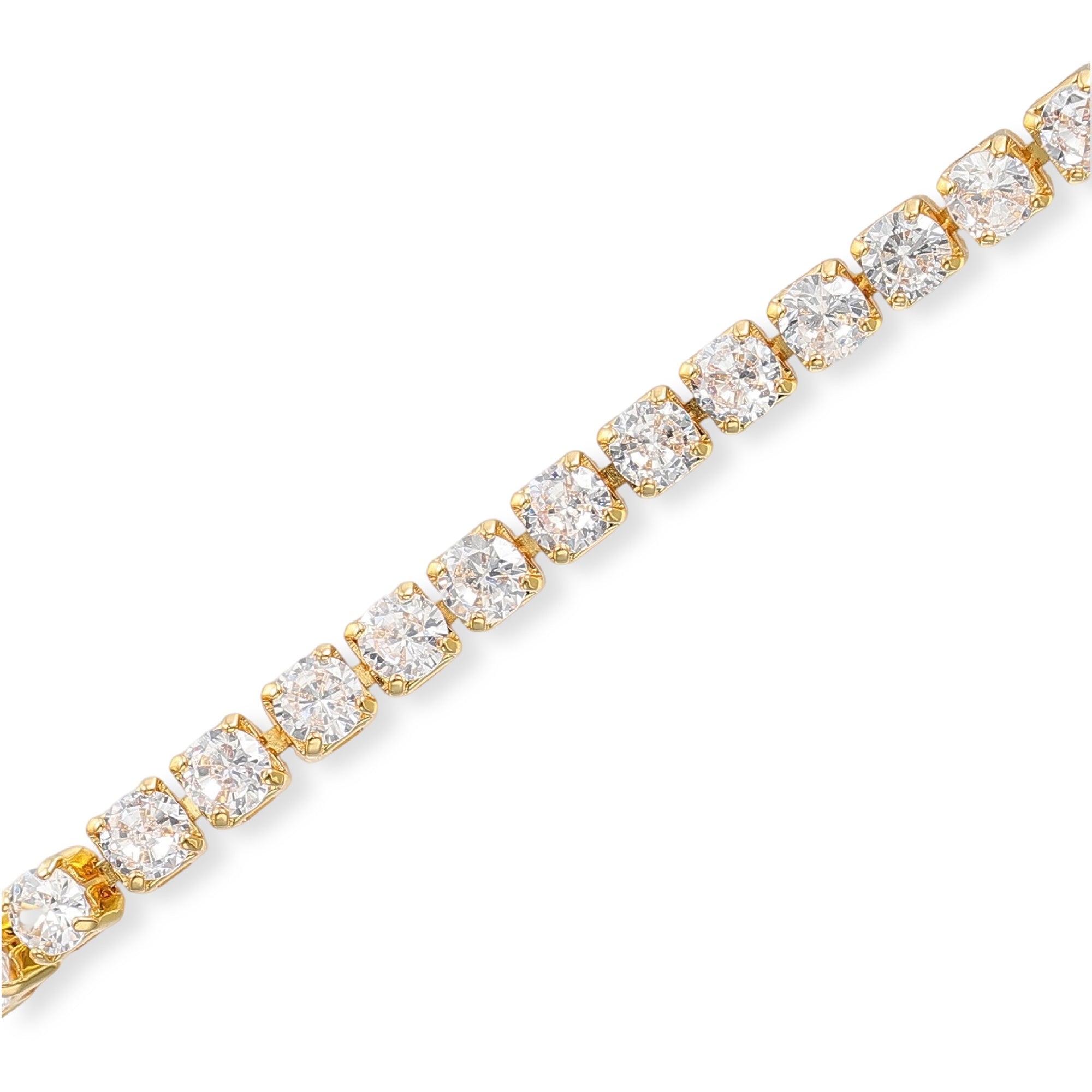 Elswind 14K Gold Small Square Bracelet