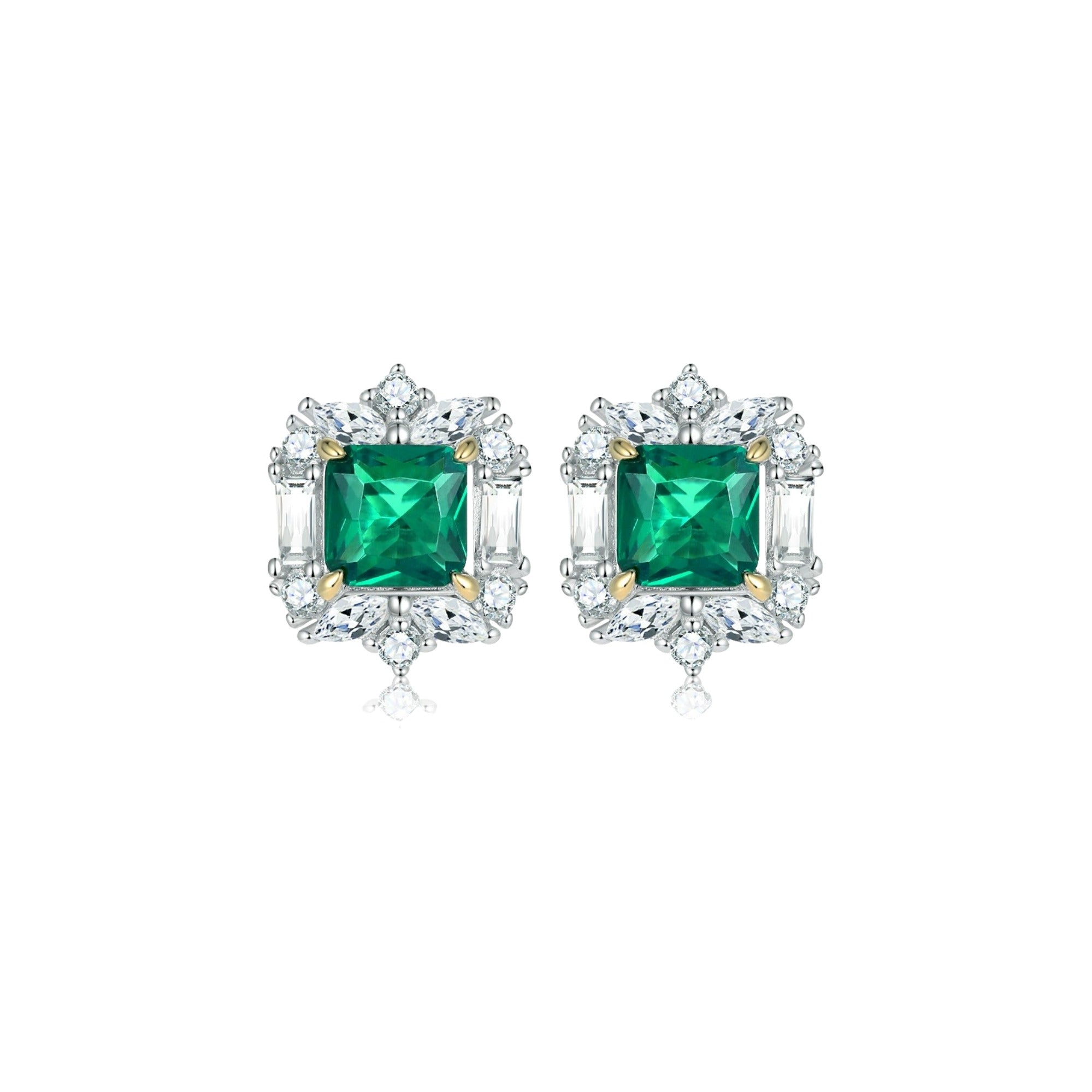 Éoleine Green Square Jewelry 3-Piece Set