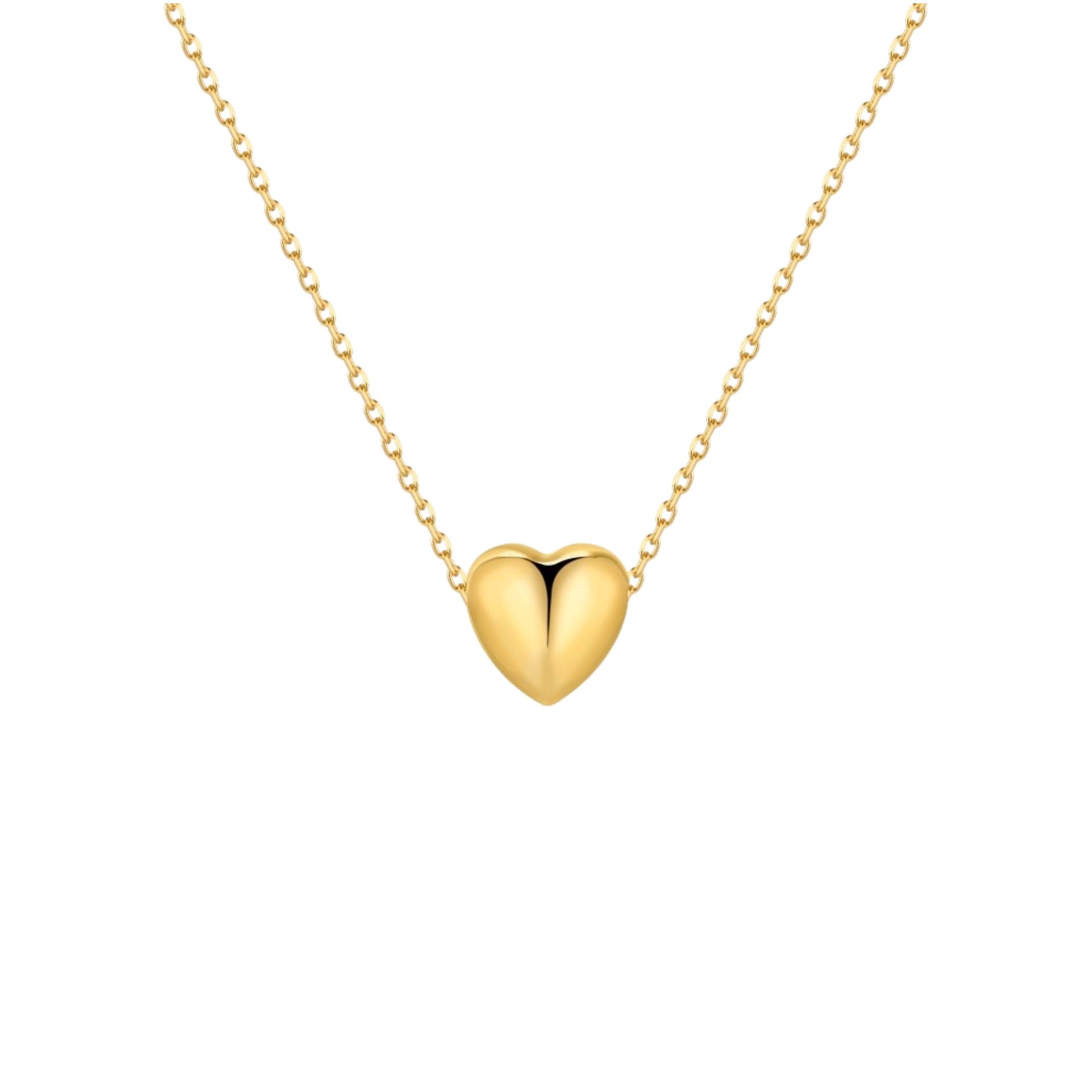 Erhild 18K Gold Heart Necklace