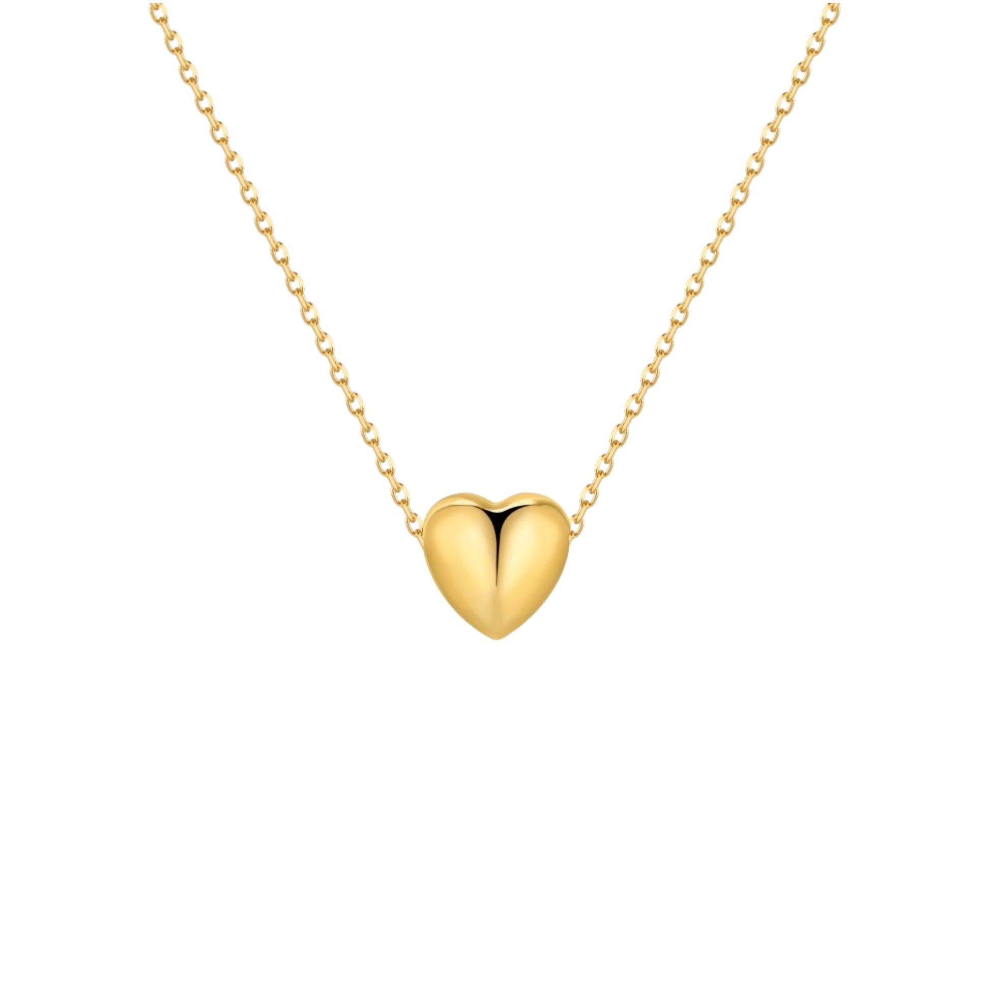 Erhild 18K Gold Heart Necklace