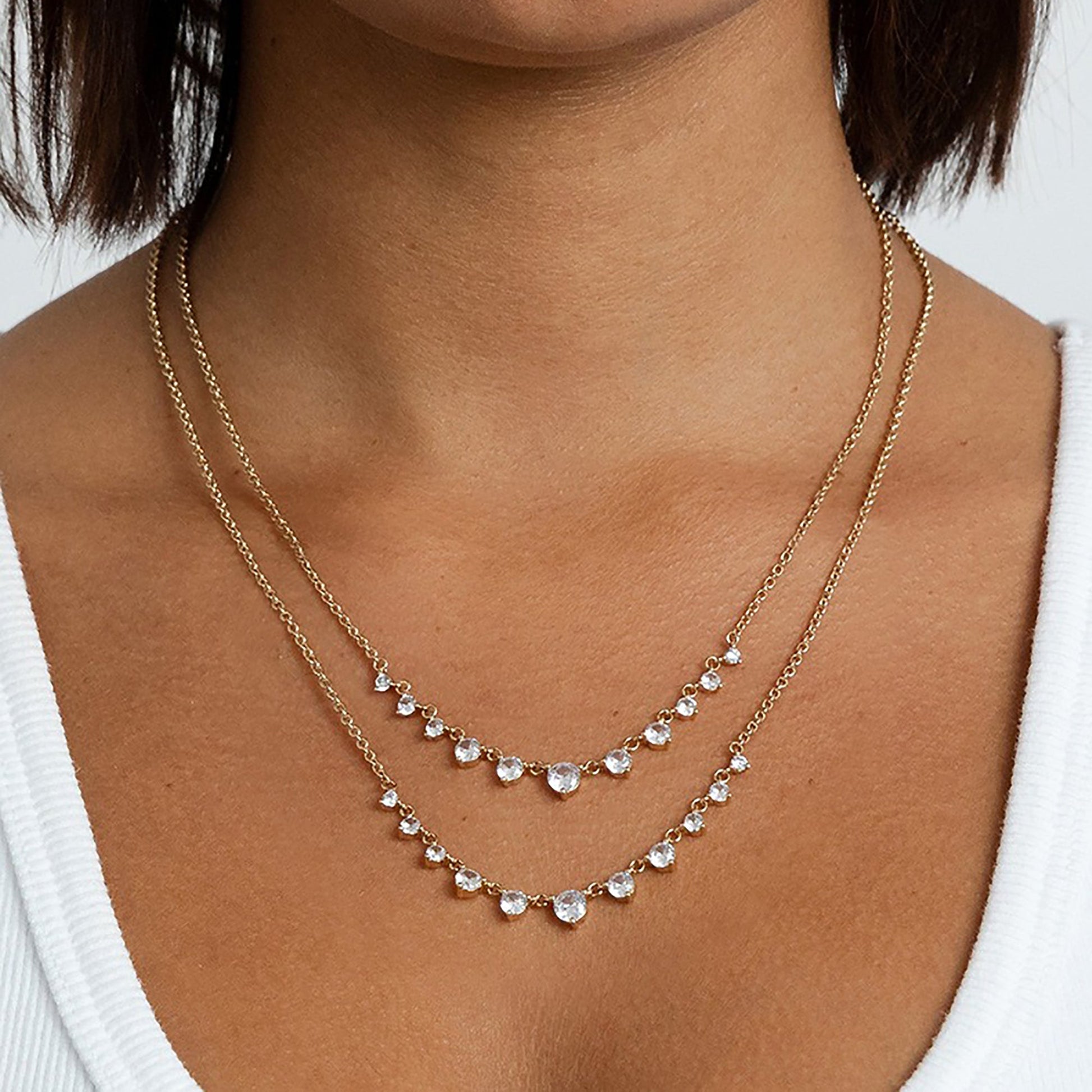 Ésther 18K Gold Round Necklace