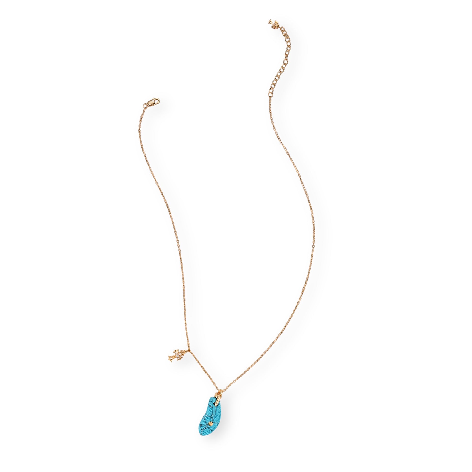 Étiennetta Turquoise Cross Necklace