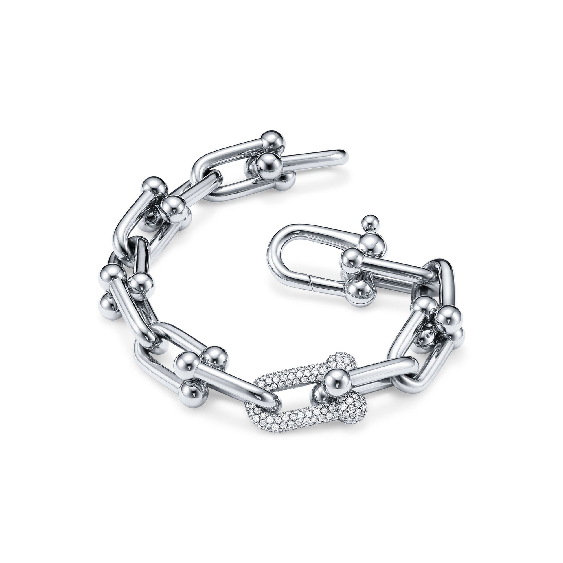 Falkrun 14K Gold Orbital Link Bracelet