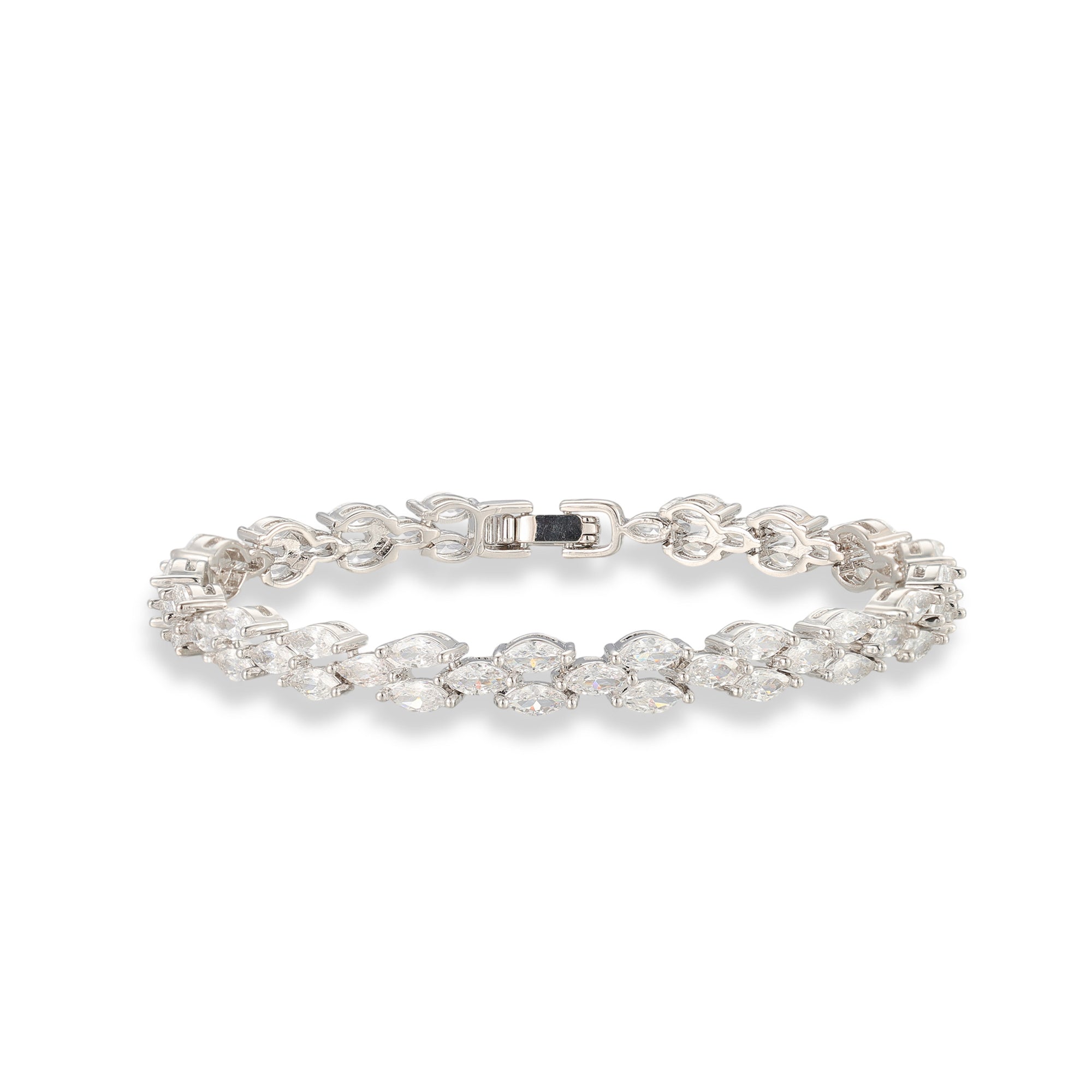 Felicitas 14K Gold Marquise Tennis Bracelet