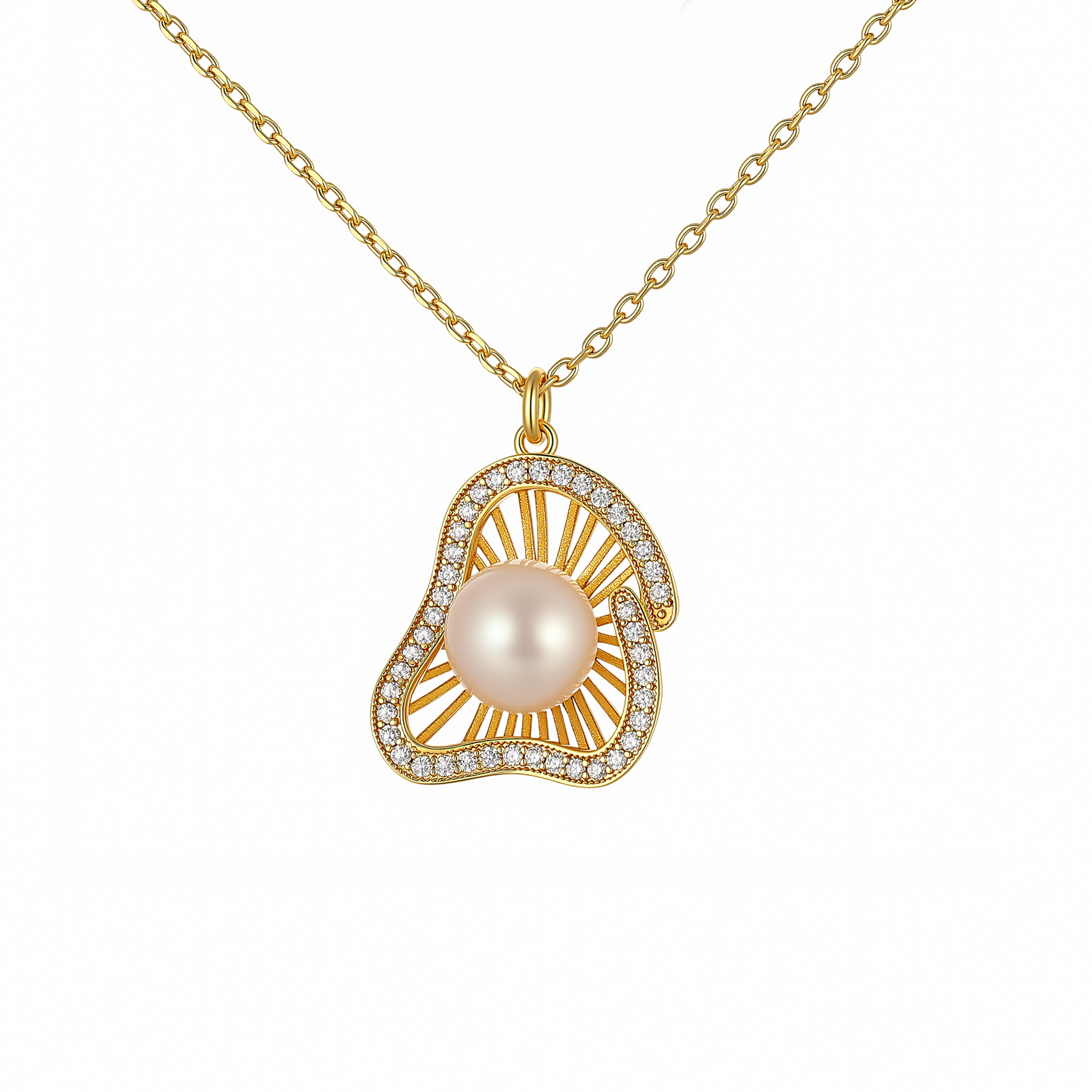 Félicité 14K Gold Pearl Necklace