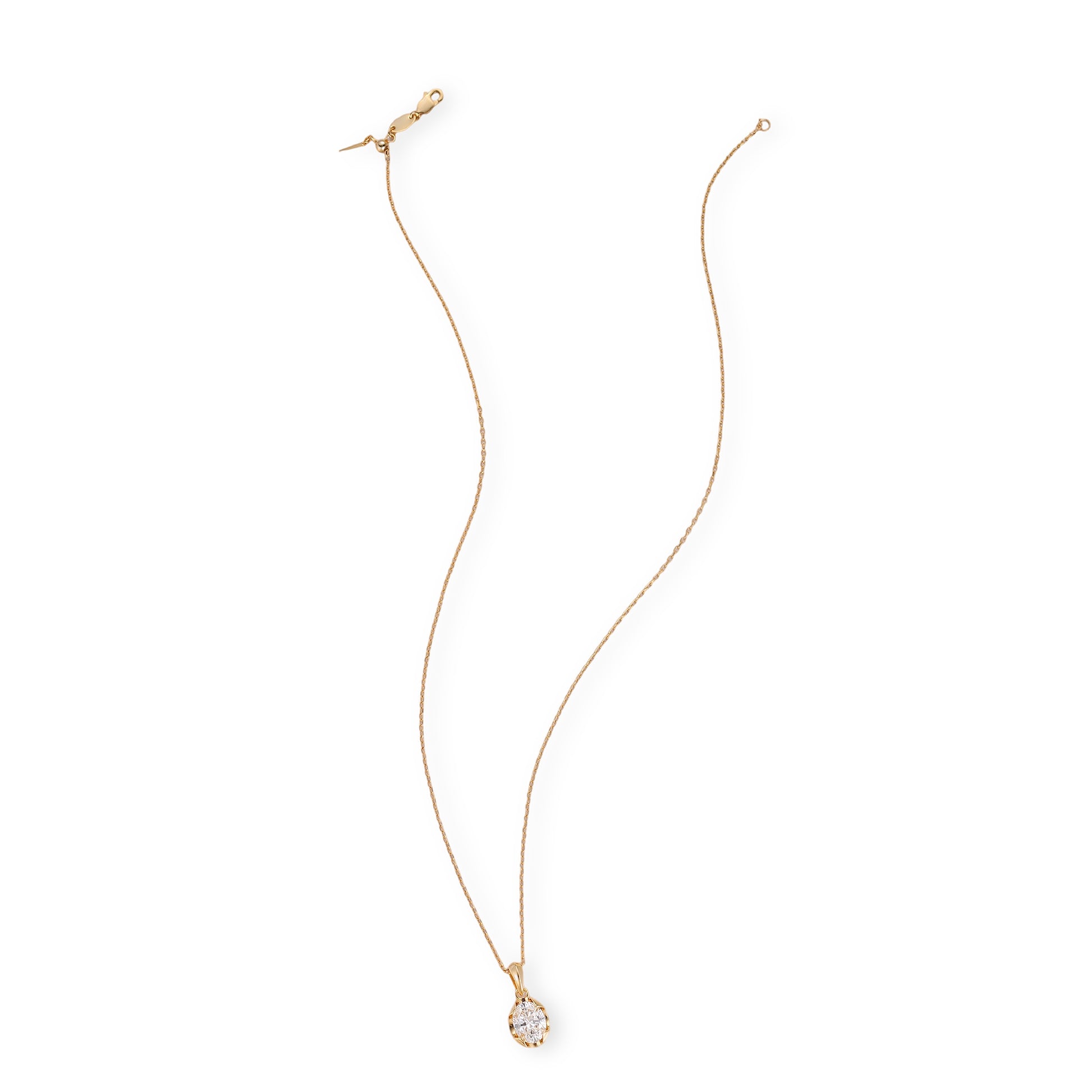 Framlind 14K Gold Oval Necklace