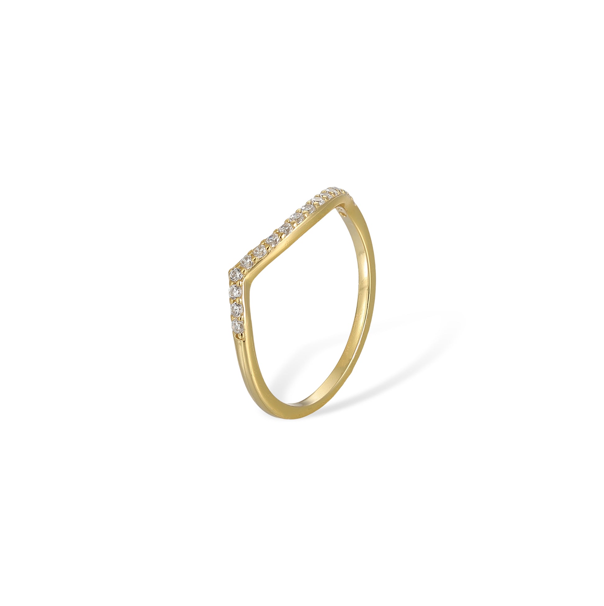 Friedlina 14K Gold Marquise Moissanite Ring Set