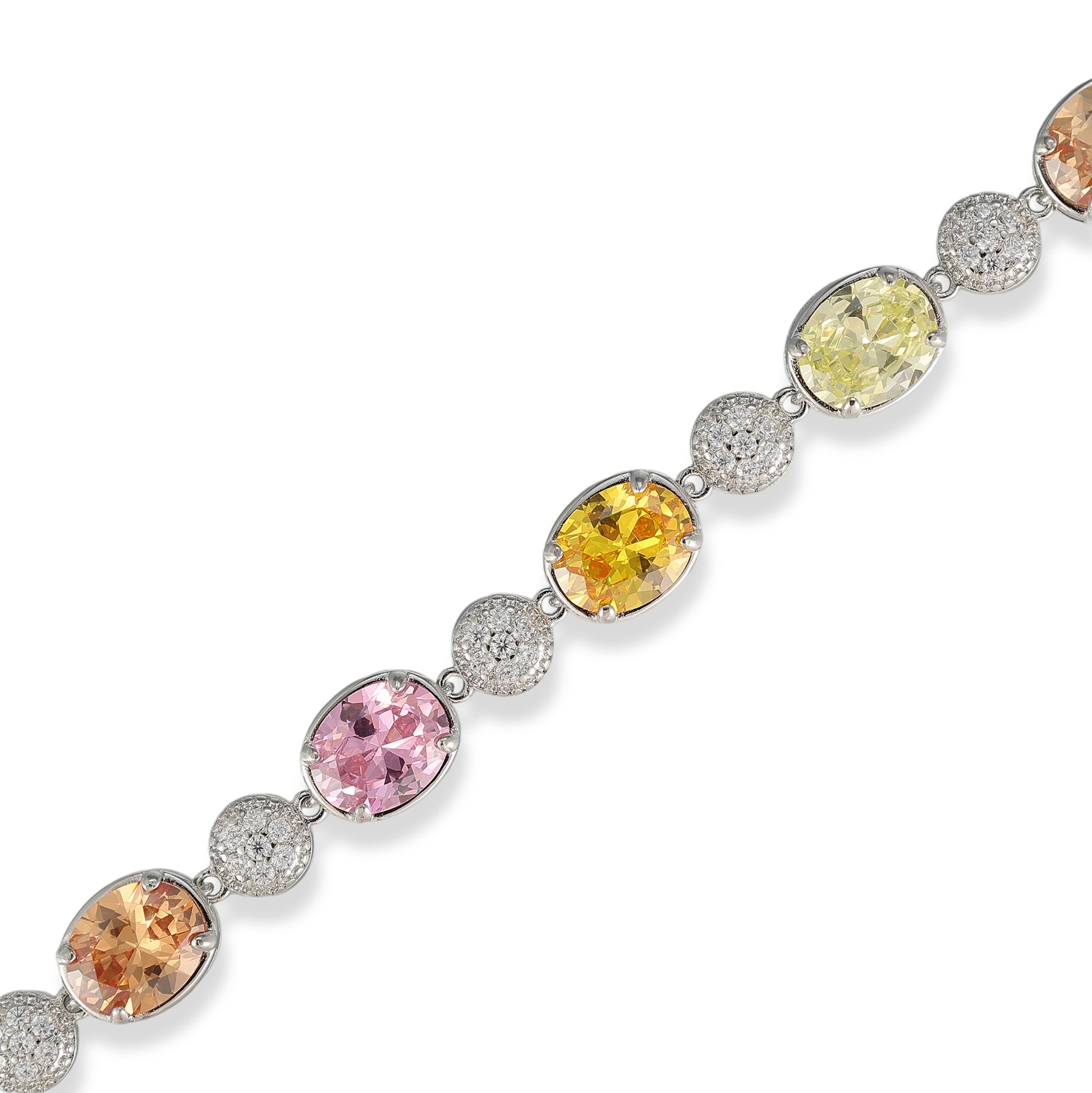 Friedrike Multicolor Oval Bracelet