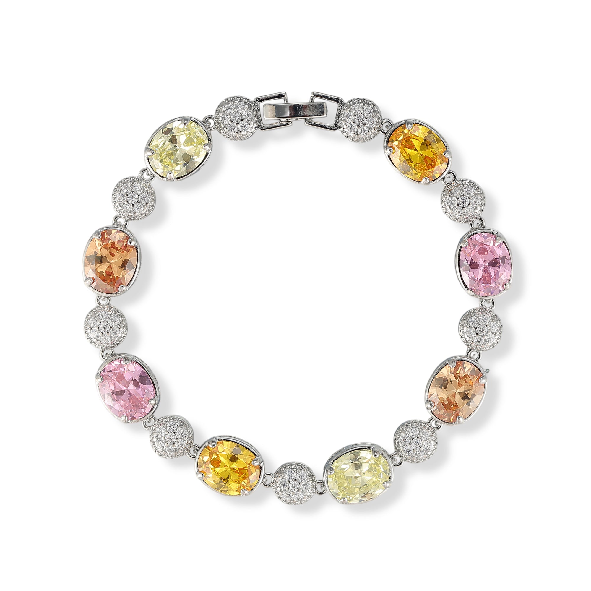 Friedrike Multicolor Oval Bracelet