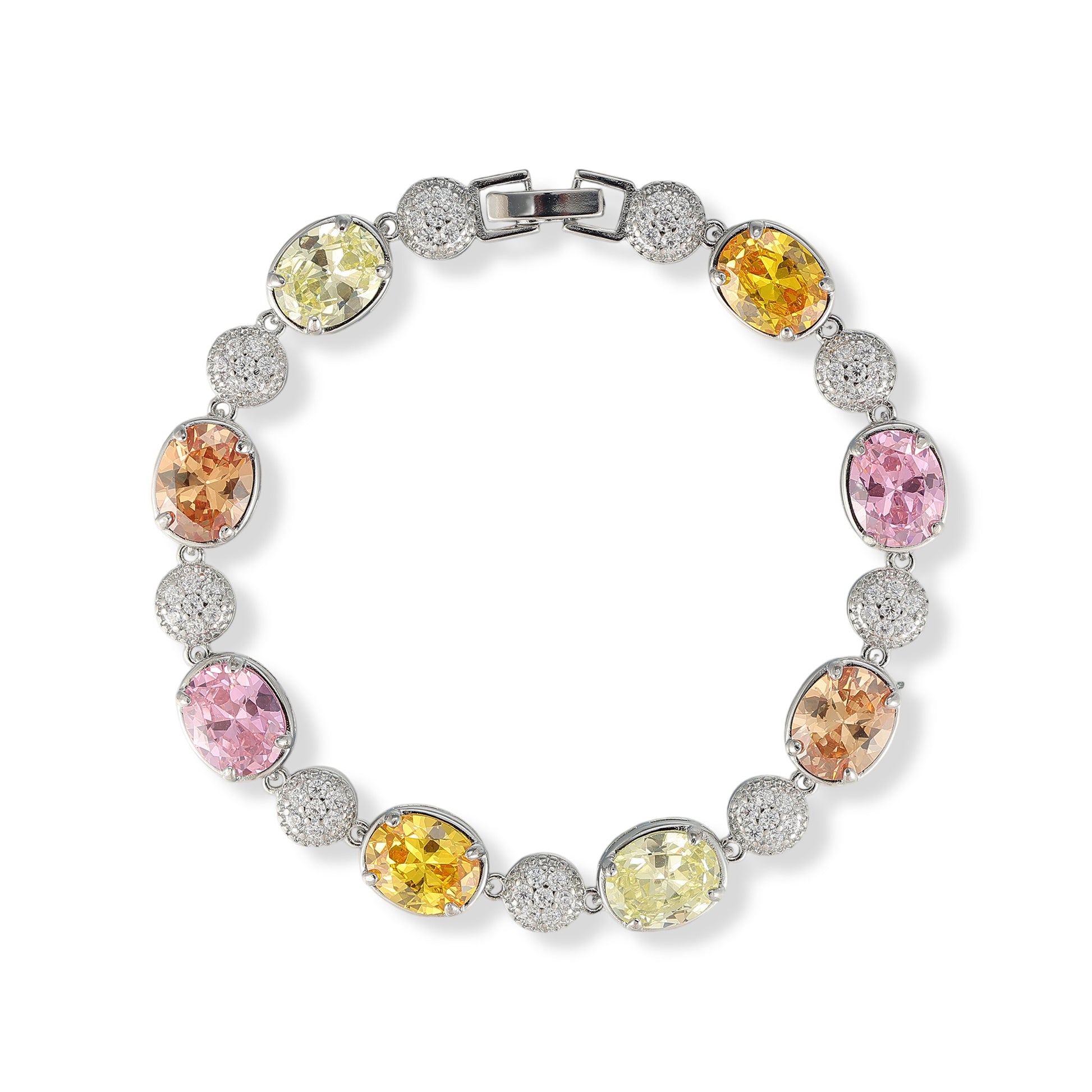 Friedrike Multicolor Oval Bracelet