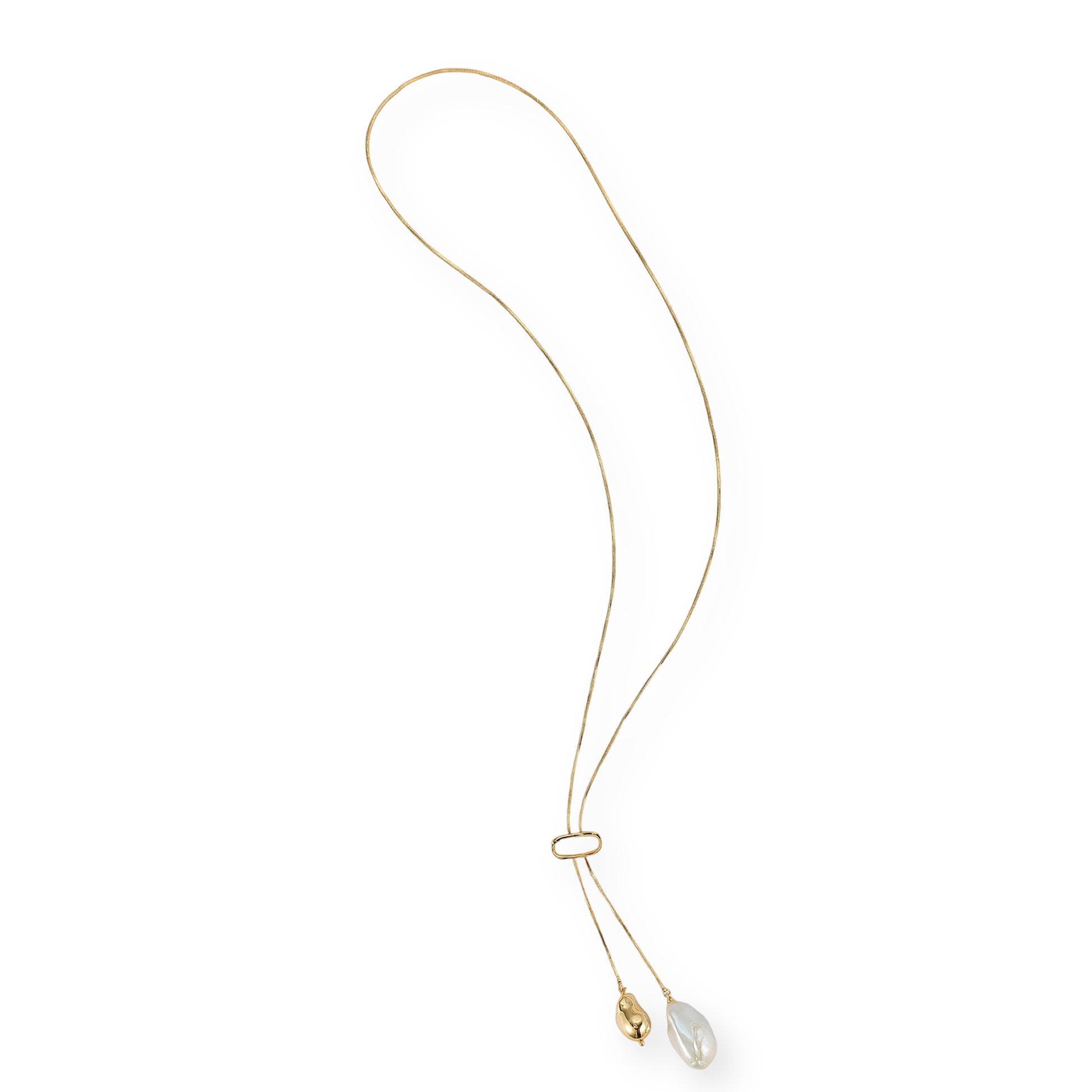 Friedrikea 14K Gold Baroque Pearl Necklace