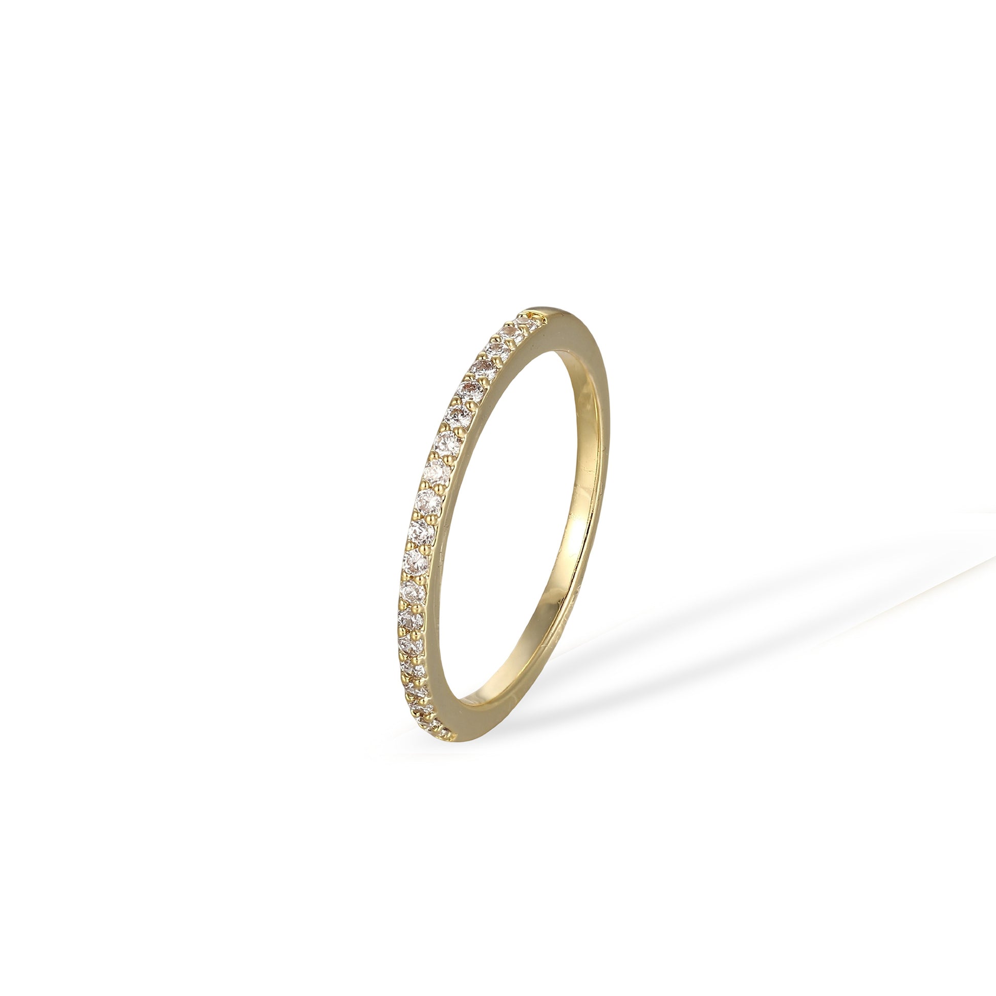 Friedwina 14K Gold Marquise Open Ring Set