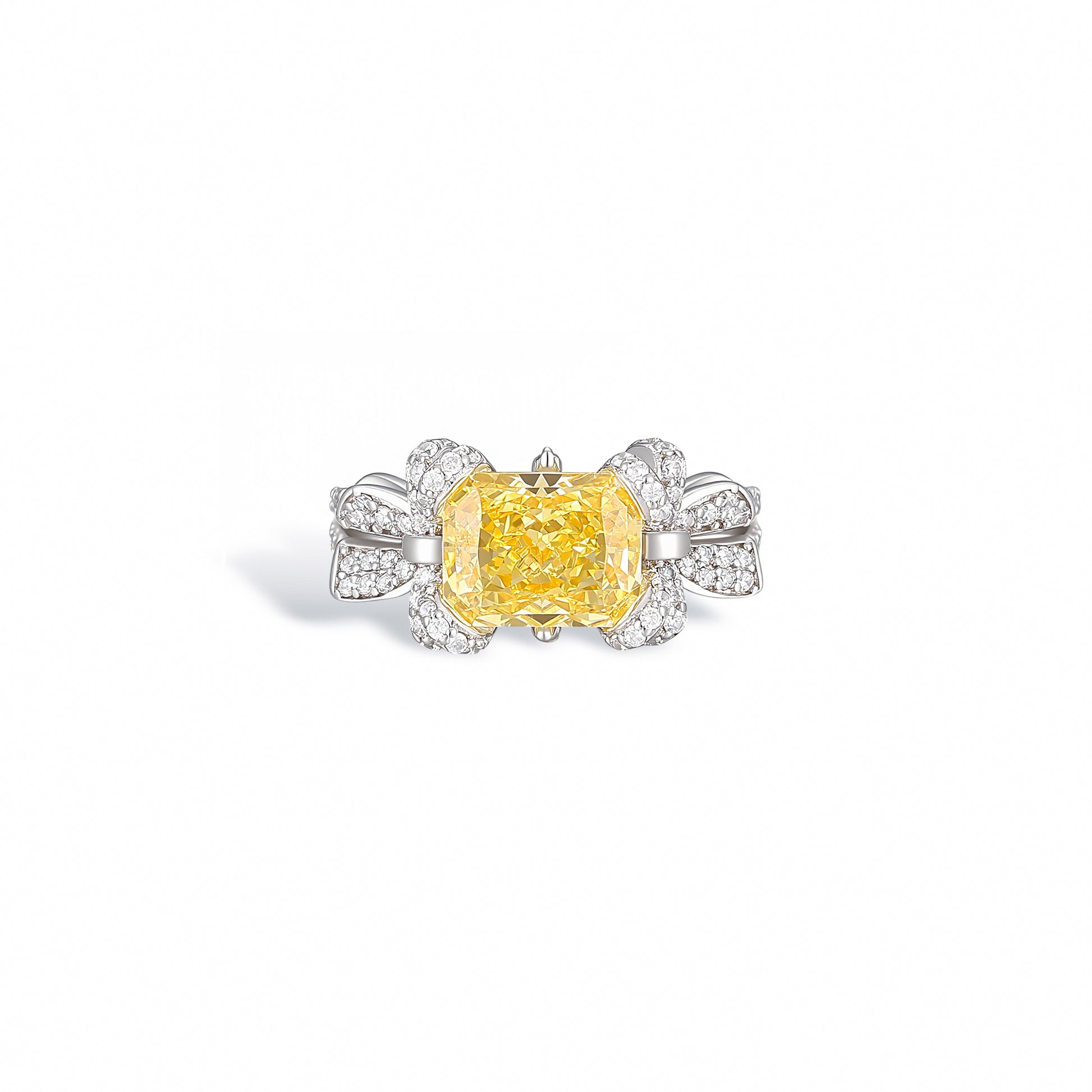 Galatée Yellow Butterfly Ring