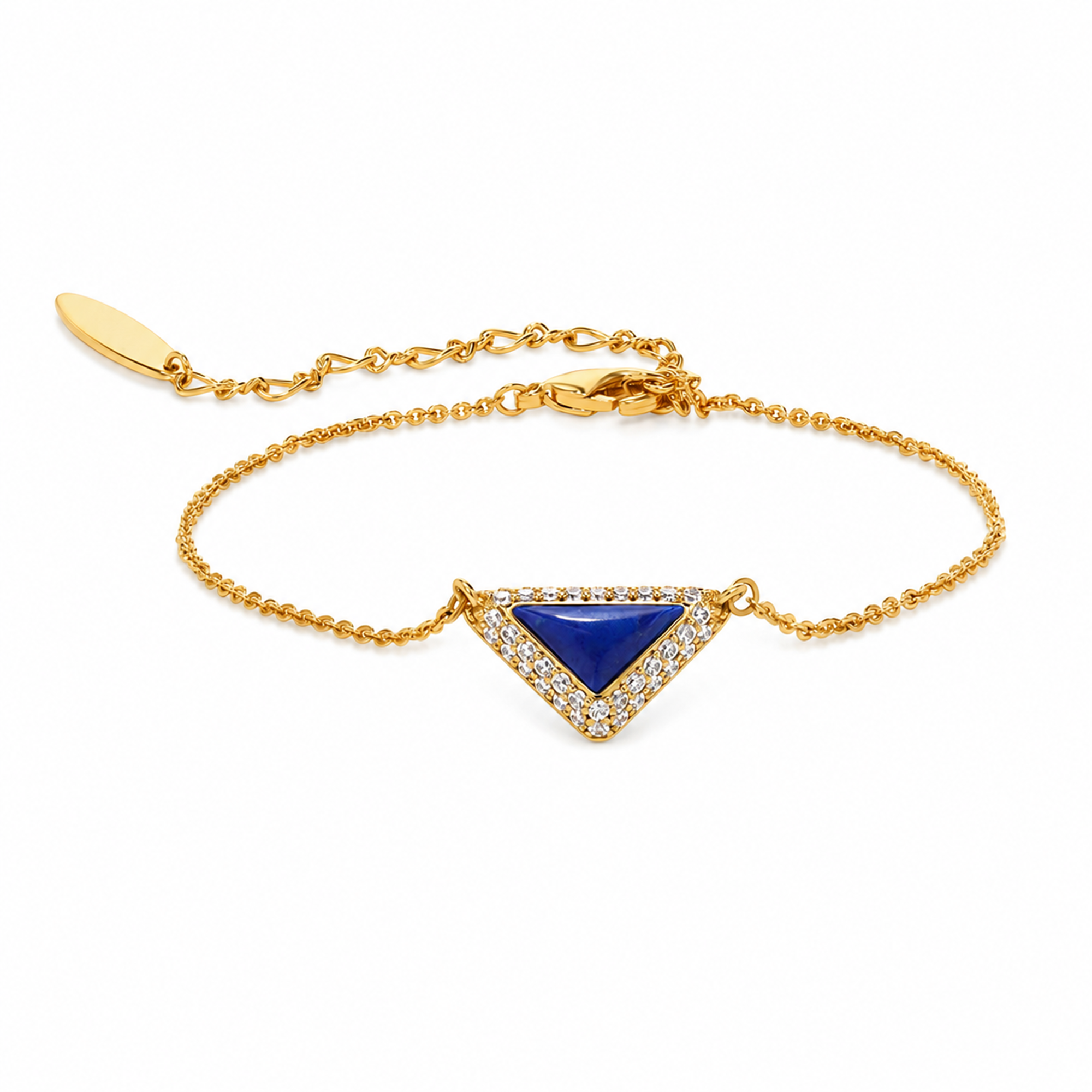Geertje 14K Gold Triangular Bracelet